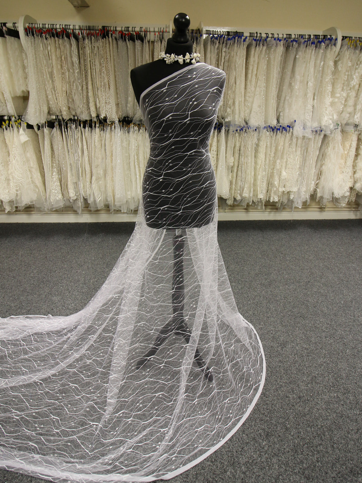 Weiße Raschelspitze - Stream