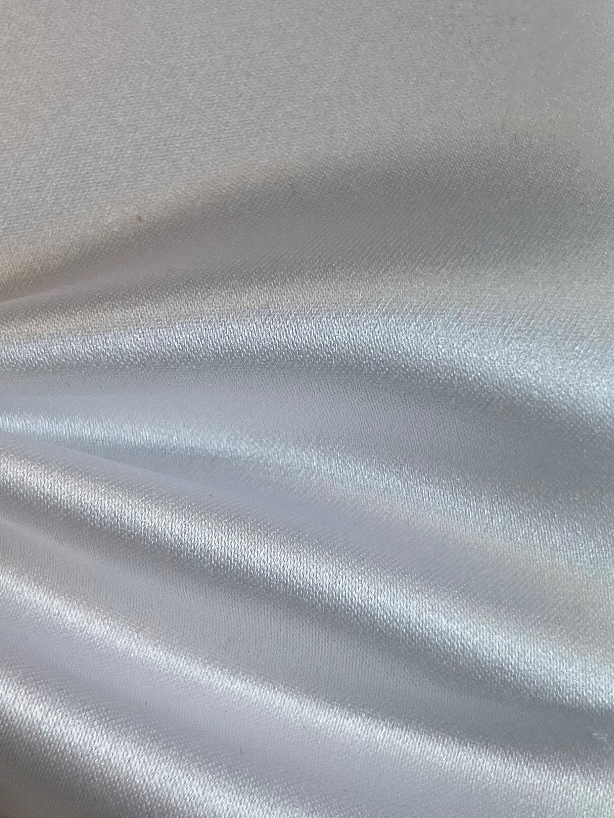 Weißer Polyester-Duchesse-Satin – Contessa