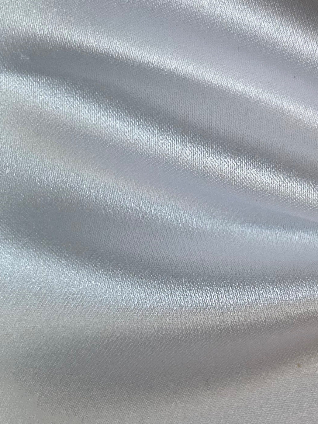 Weißer Polyester-Duchesse-Satin – Contessa