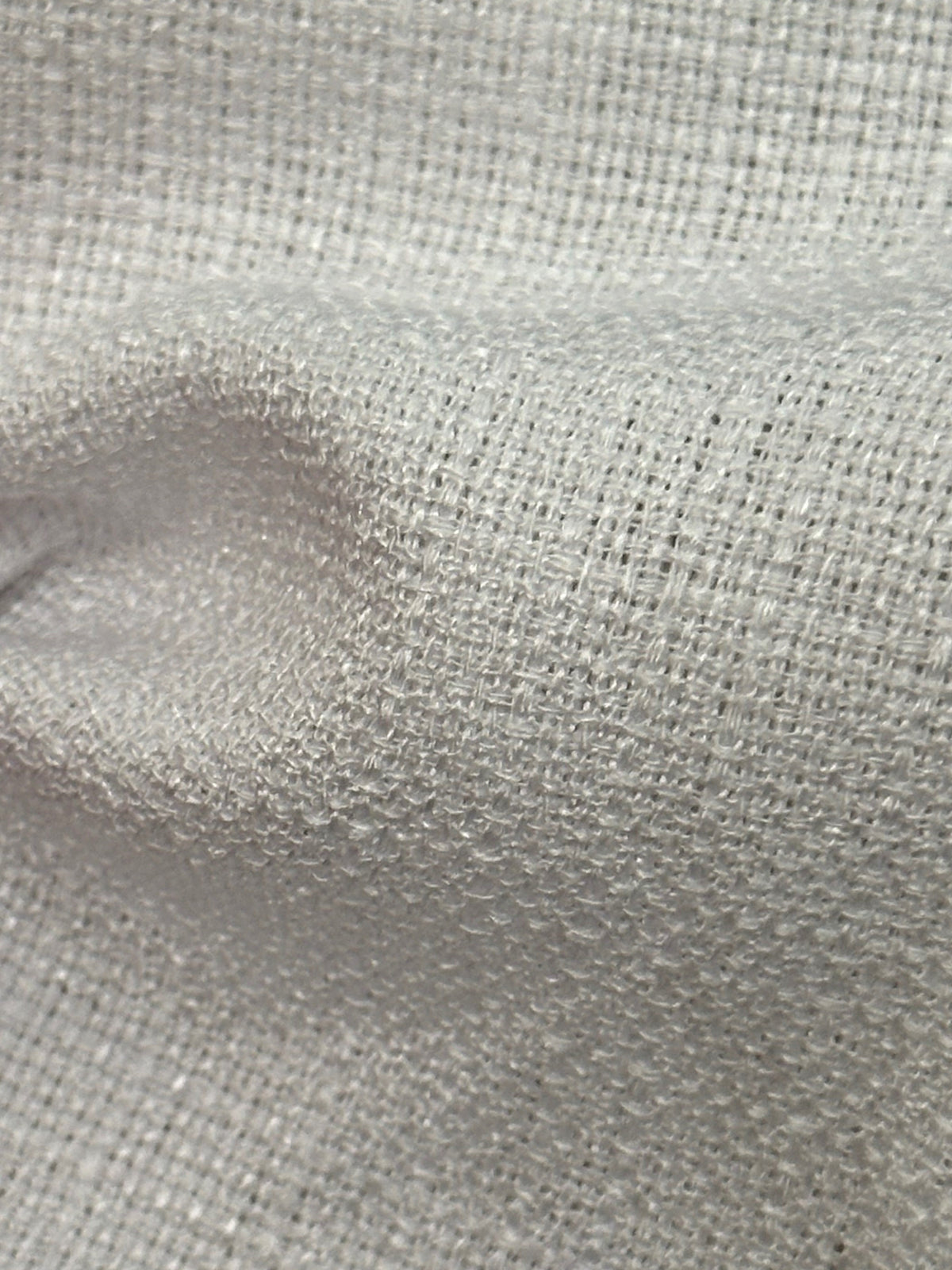 Weißer Polyester in Leinenoptik - Coast