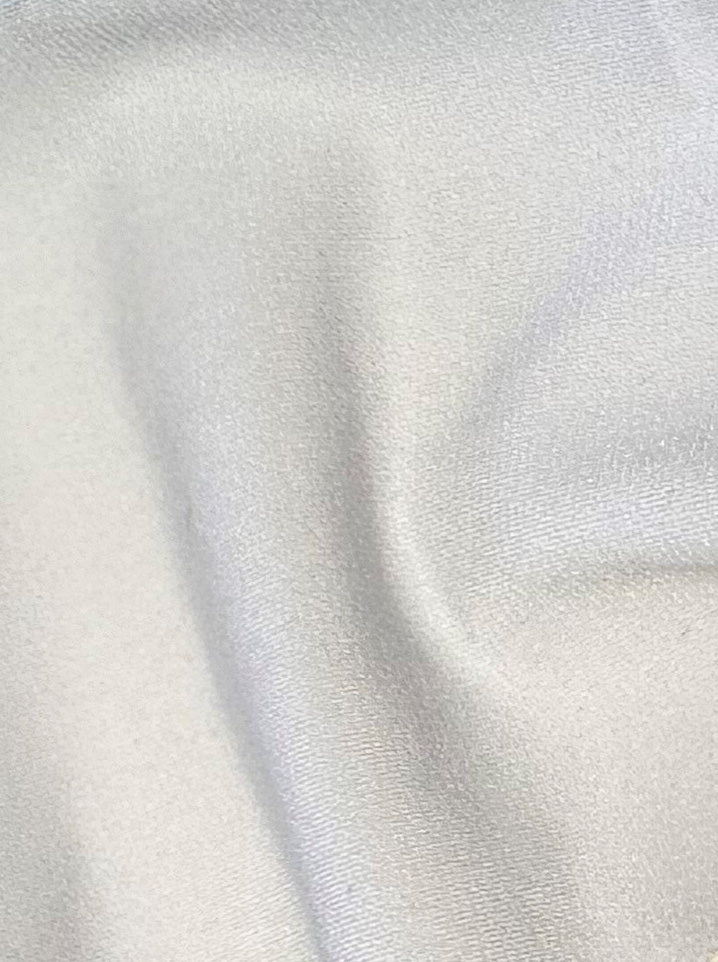 Weißer Polyester-Stretch-Jersey – Ritual