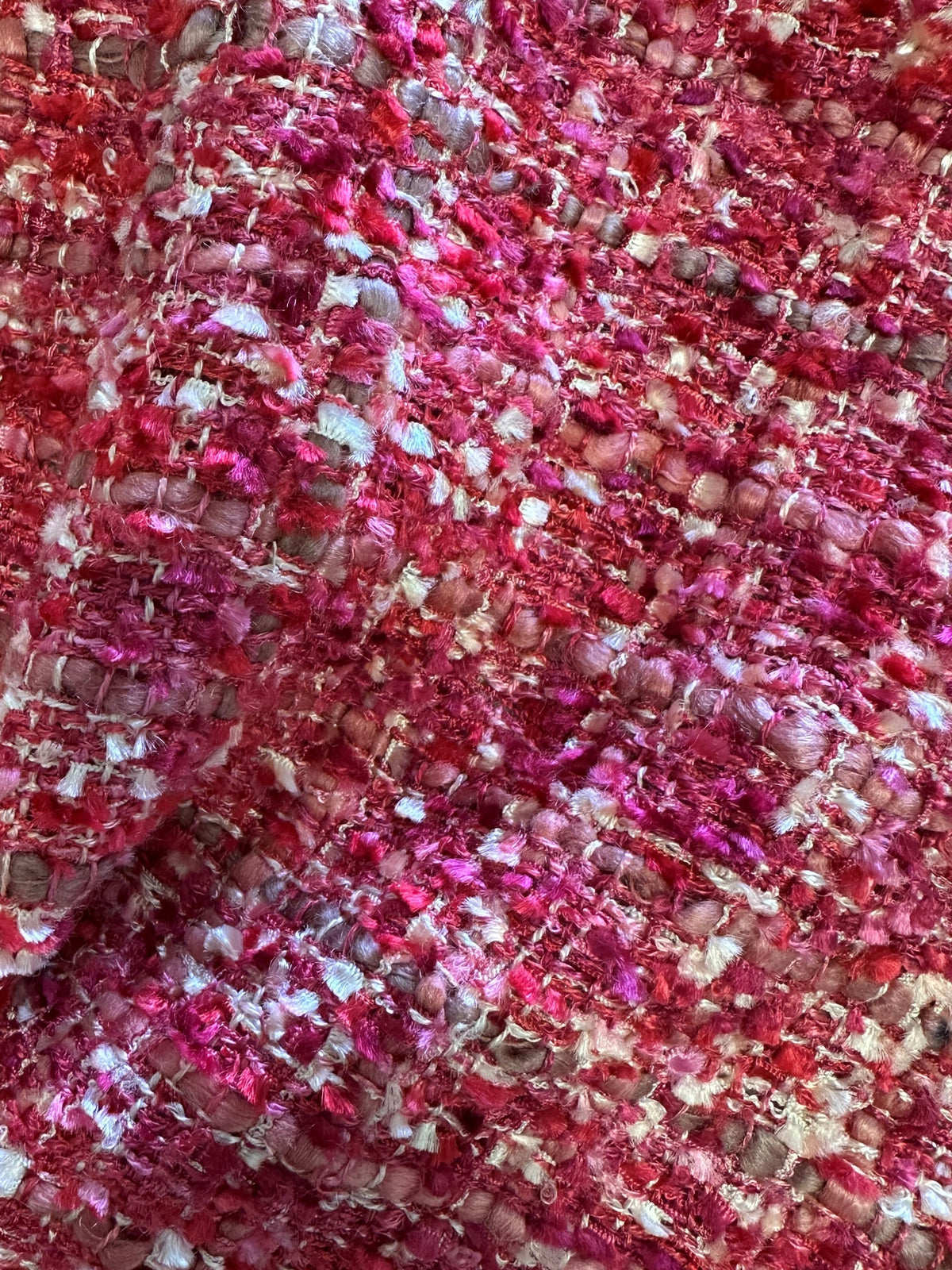 Weinroter Viskose-Strukturstoff – Guru