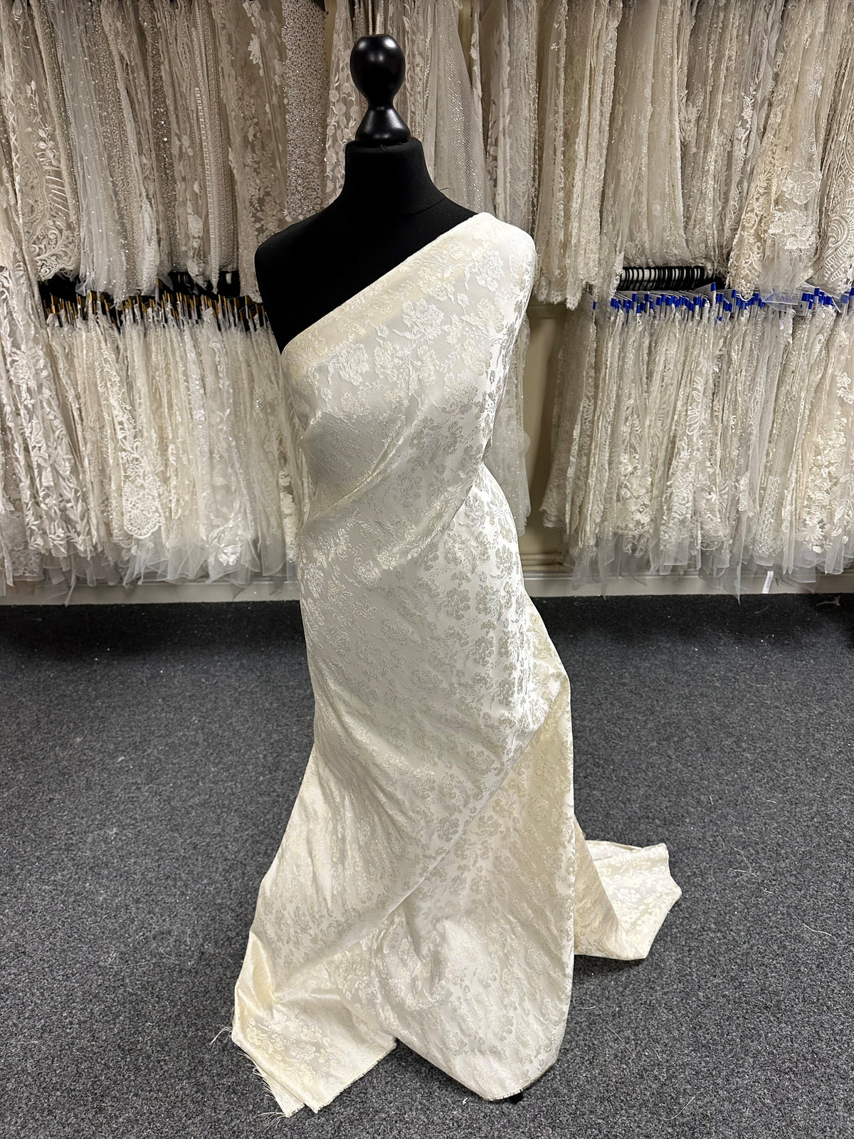 Champagnerfarbener Jacquard-Brokat – Cornwall