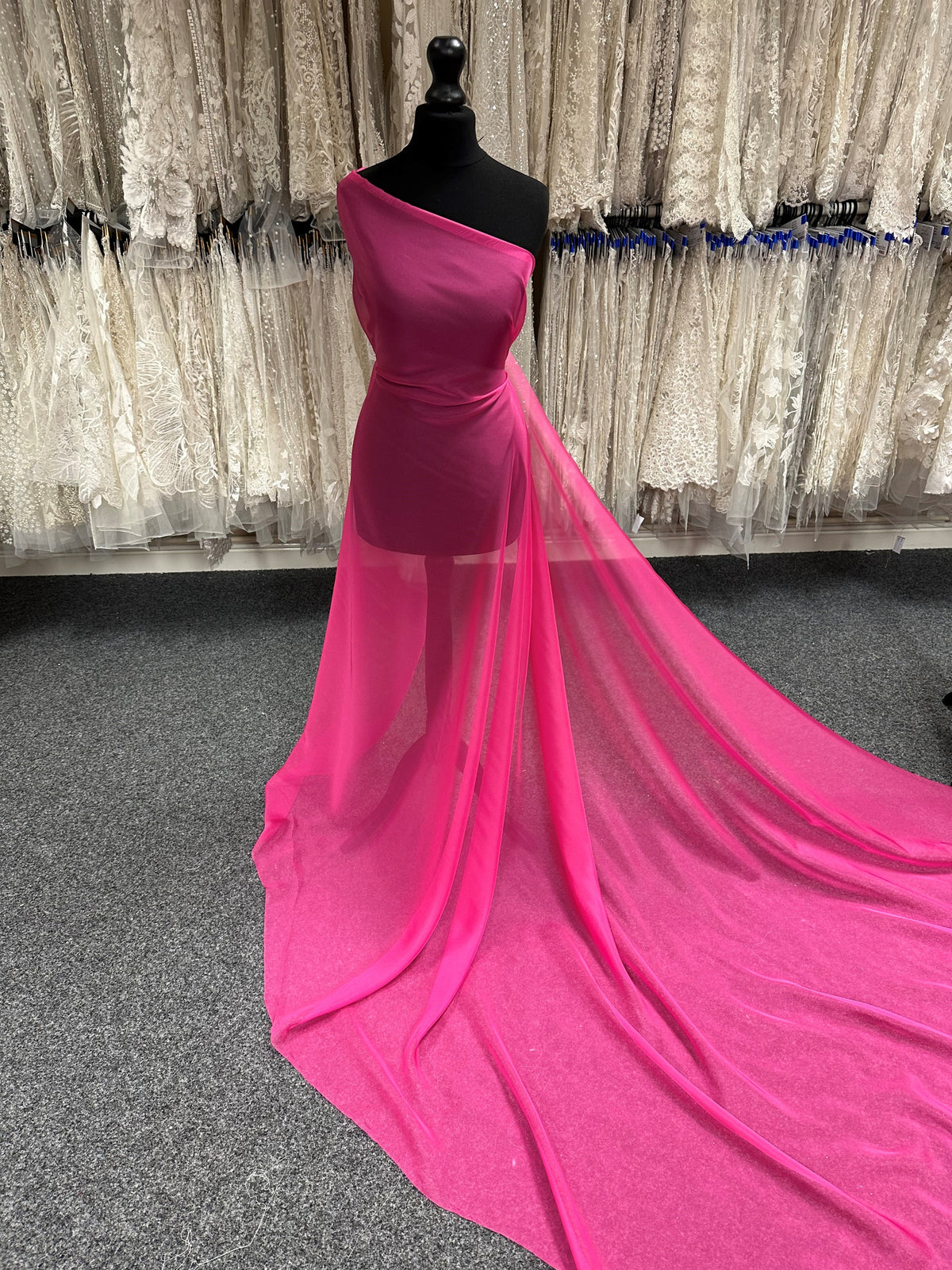 Rosa Polyester-Chiffon – Honesty