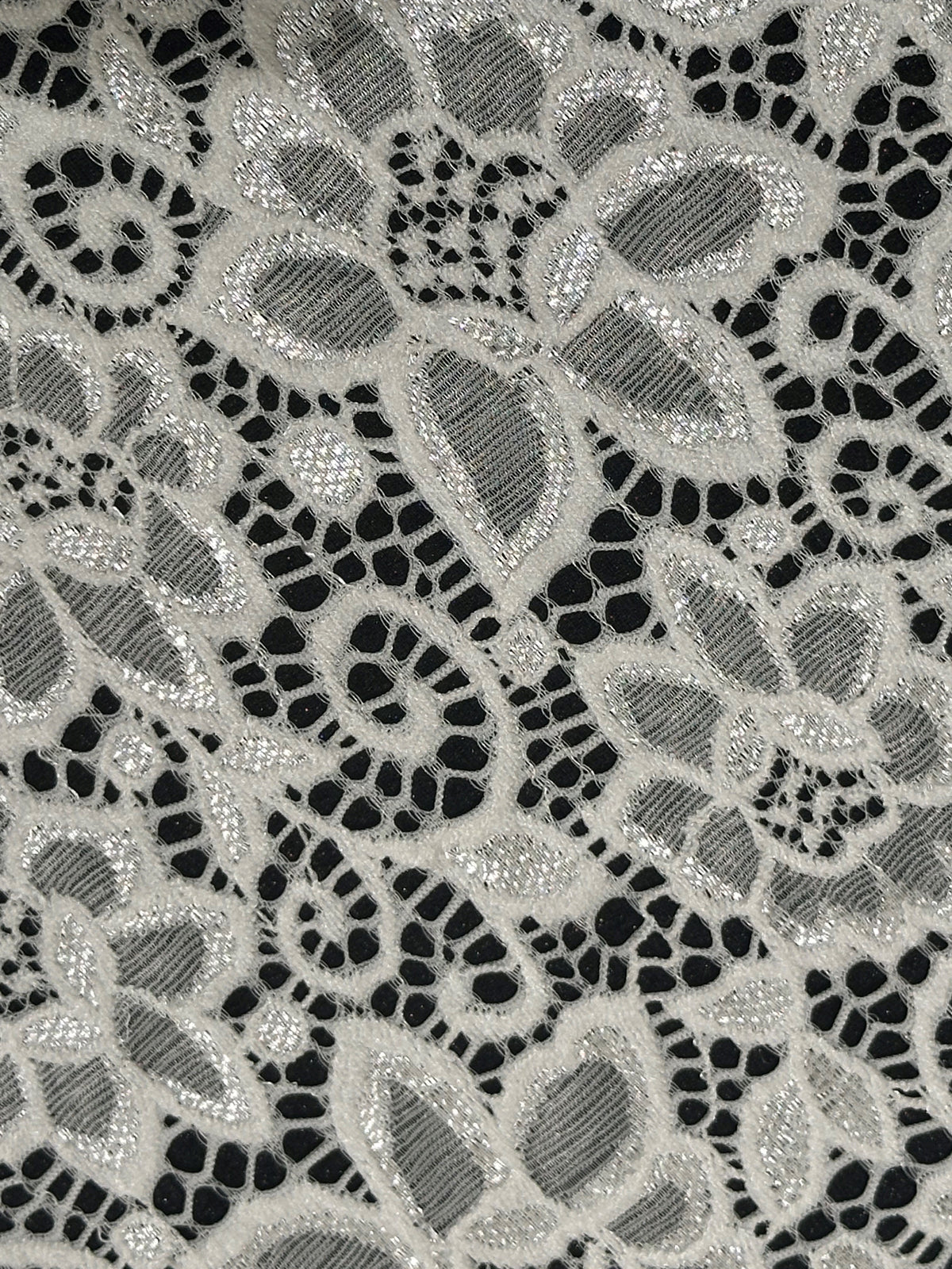 Elfenbeinfarbene Stretch-Spitze - Lucy (CF)