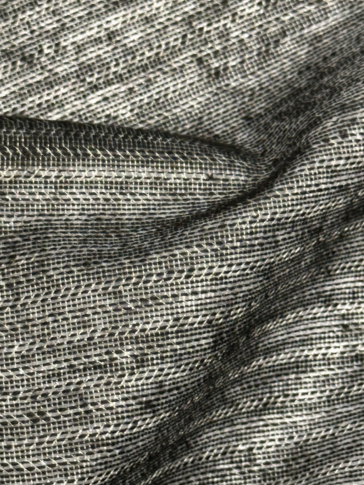 Schwarzes, gestricktes, aufbügelbares Einlagefutter - Herald