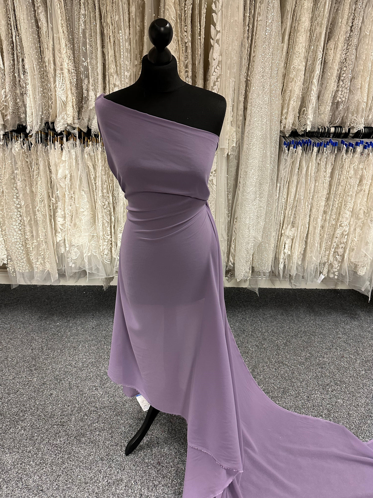 Lila Polyester-Chiffon-Stoff – Serendipity