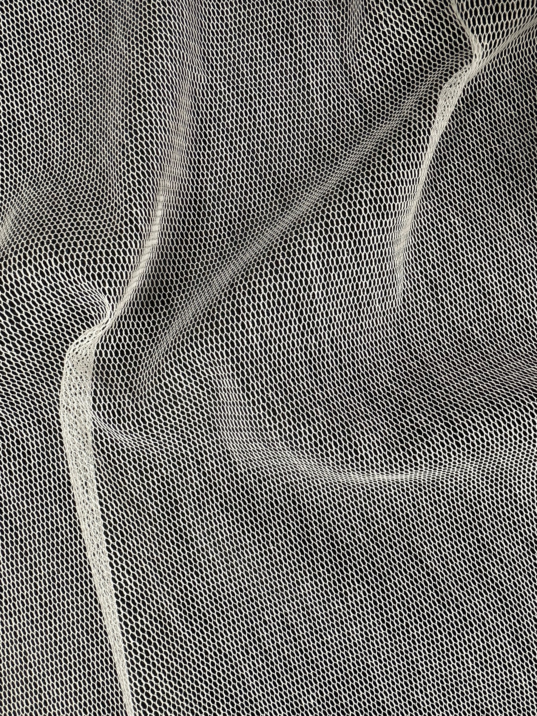 Elfenbeinfarbener Baumwolltüll – Airton