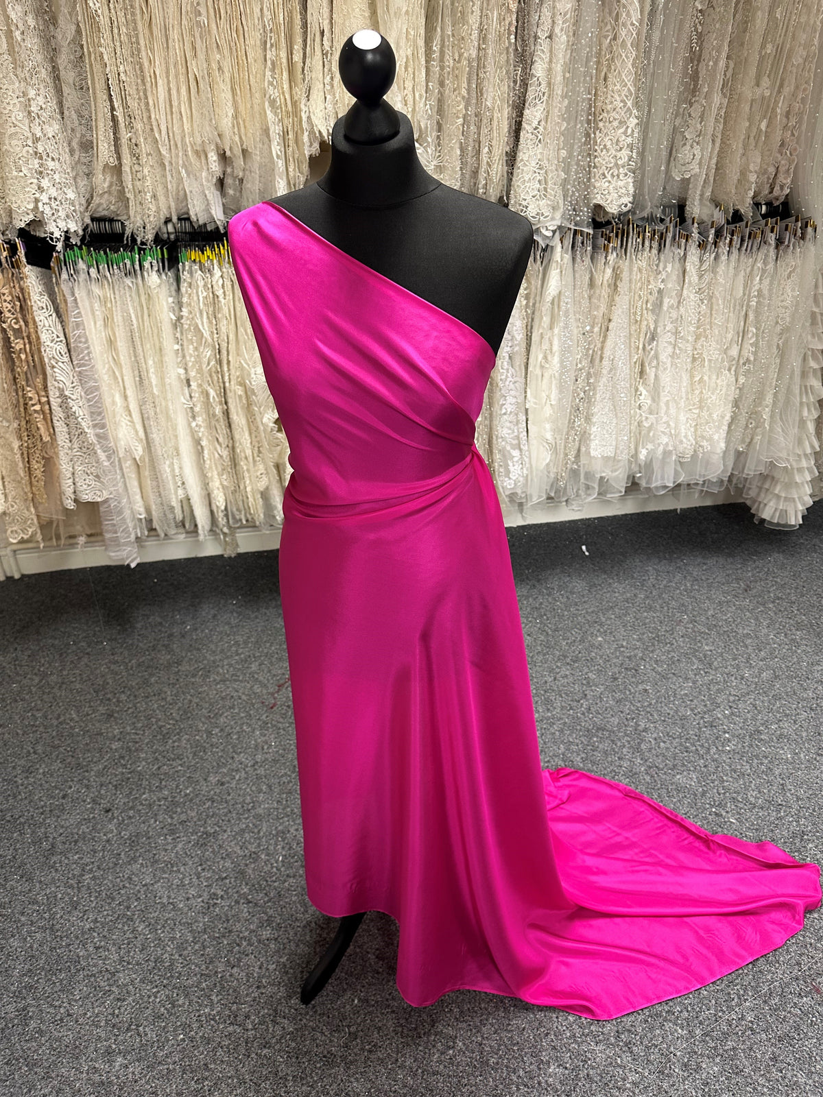 Fuchsia Seiden-Habotai – Mosaik