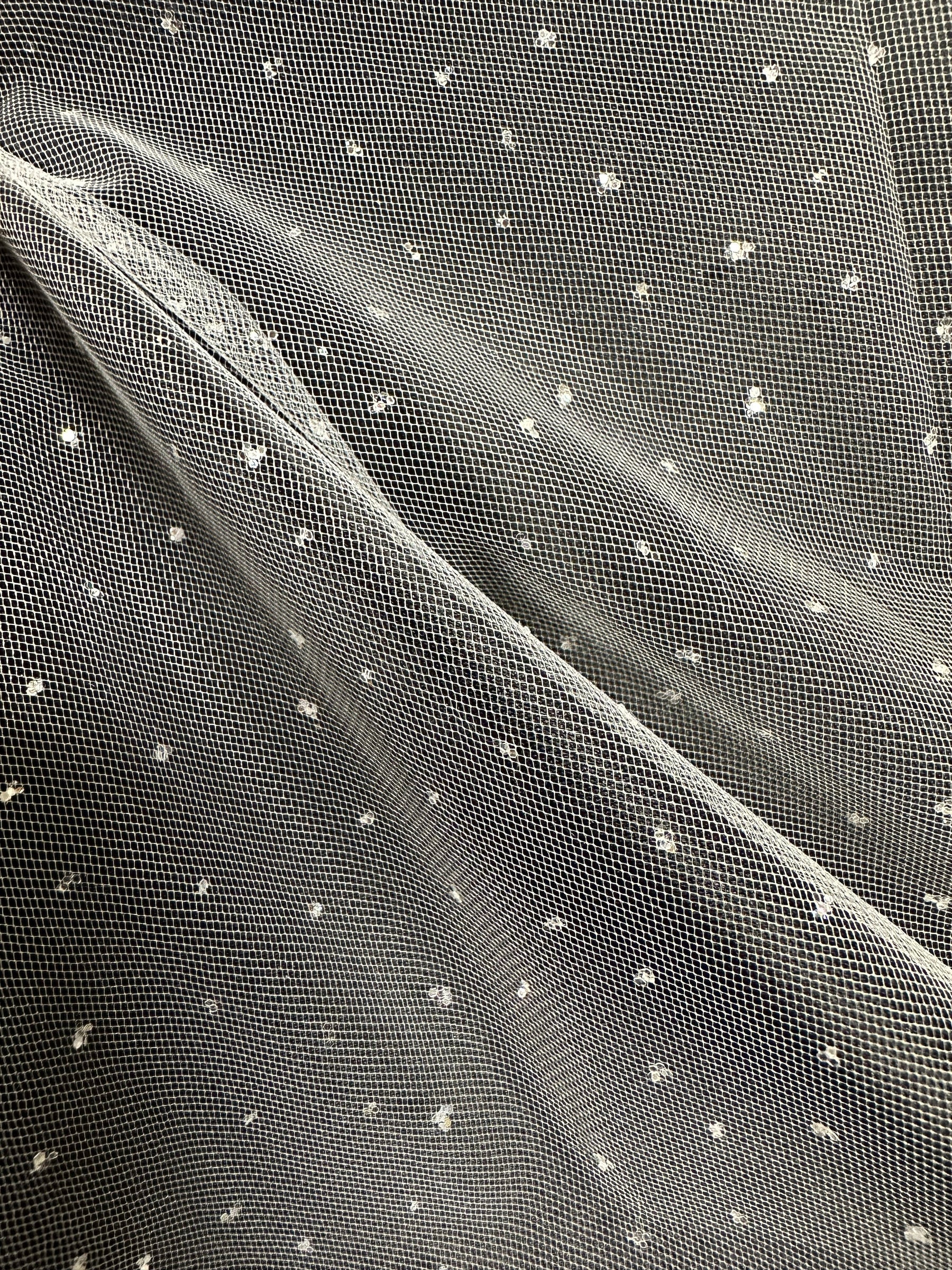 Ivory Glitter Tulle – Antigua
