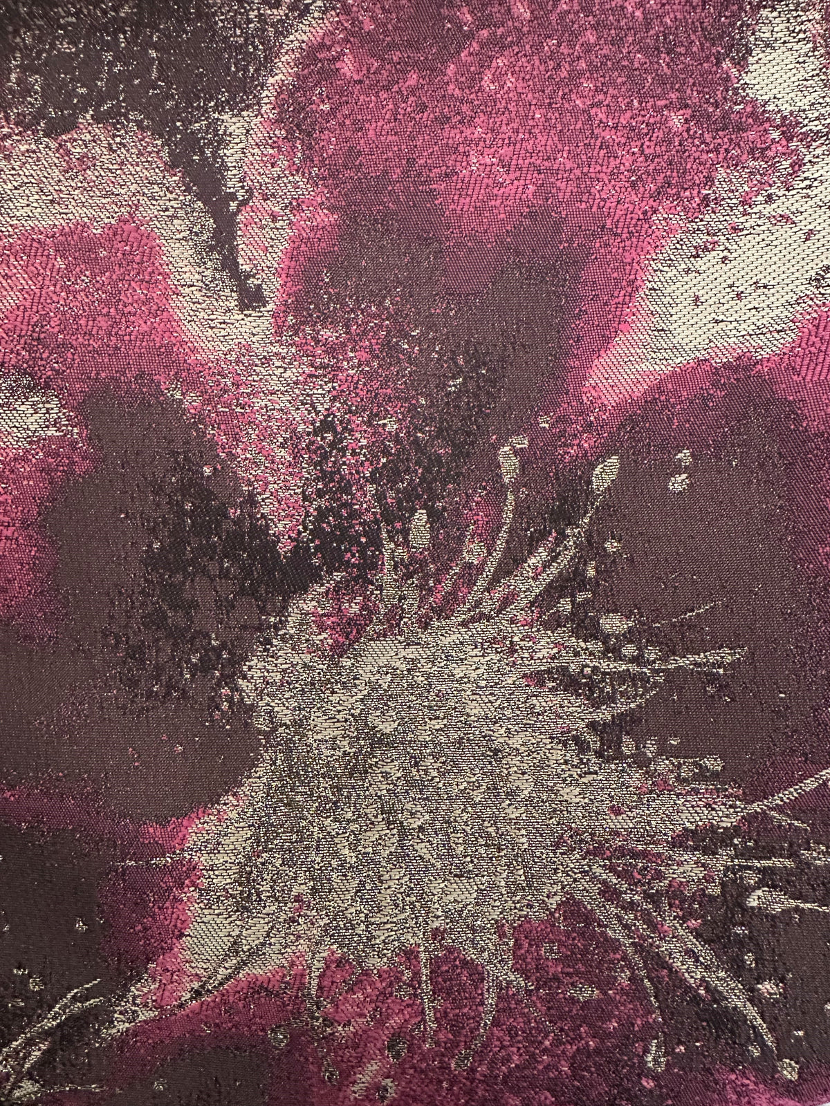 Lila-goldener Lurex-Jacquard - Catherine (CF)