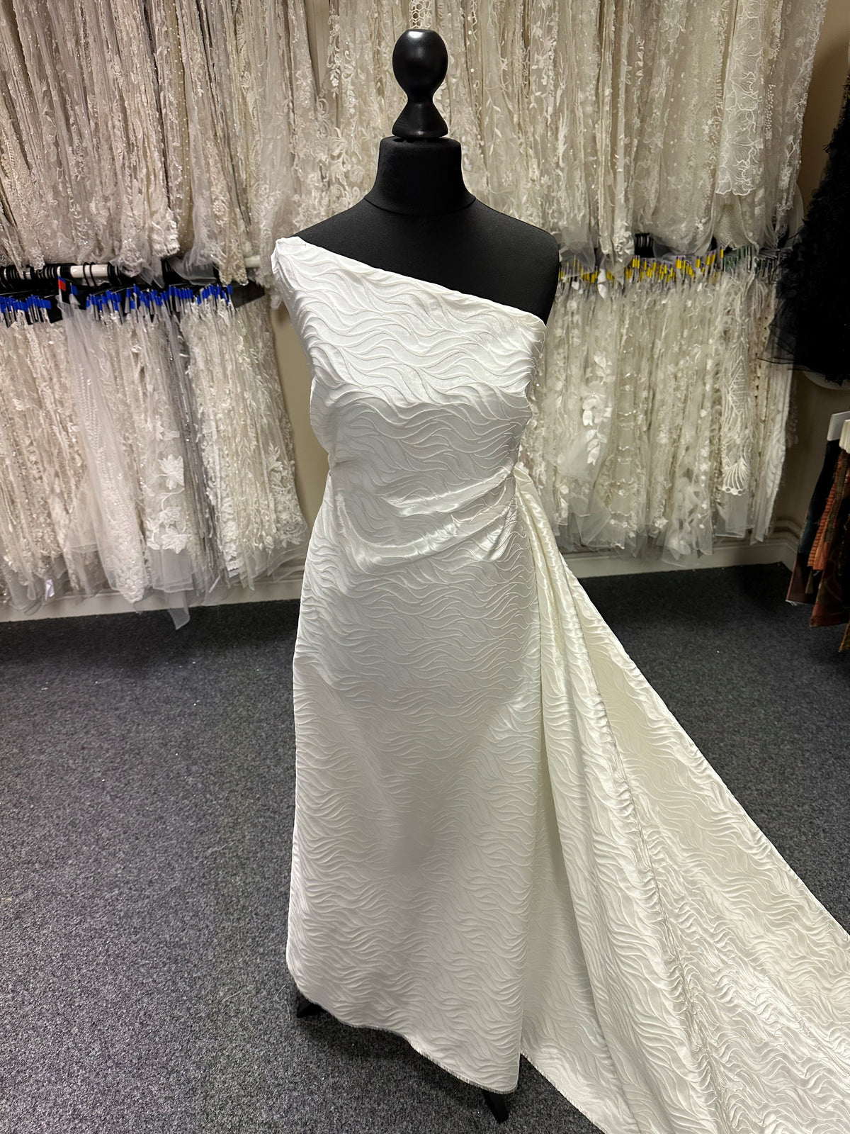 Elfenbeinfarbener Westenstoff - Madrid