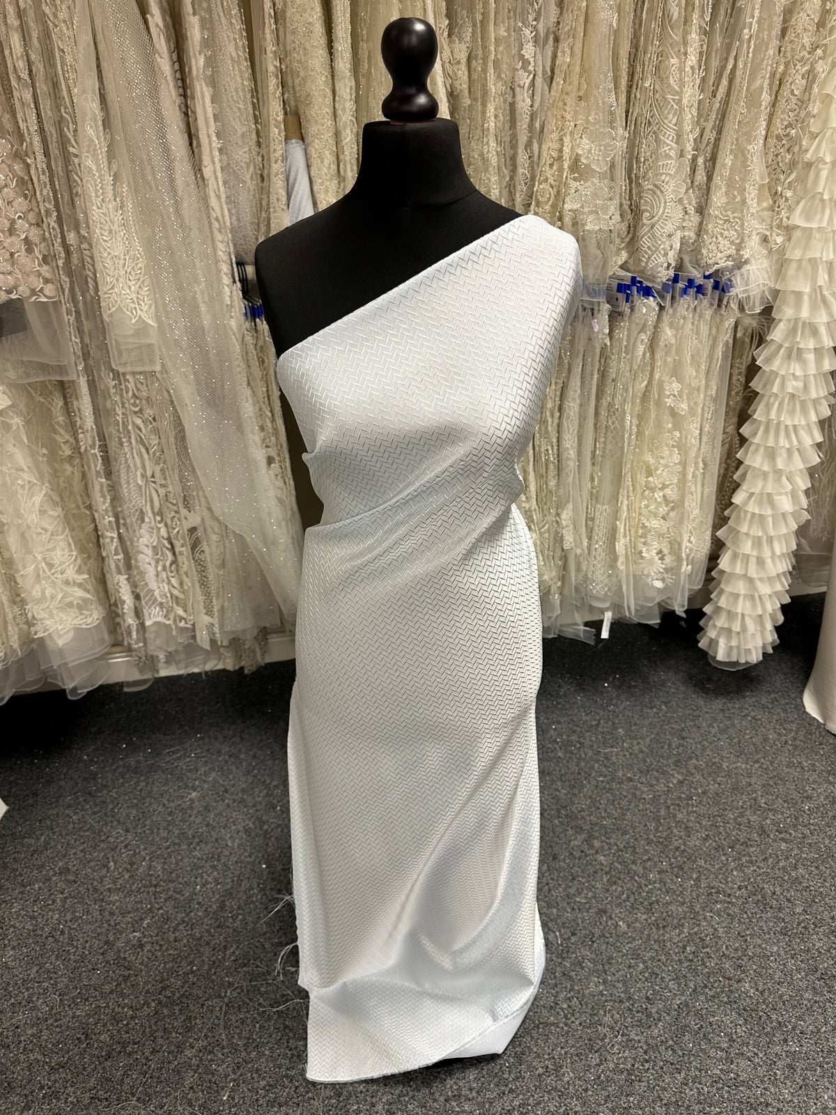 Hellblauer Westenstoff - Geneva