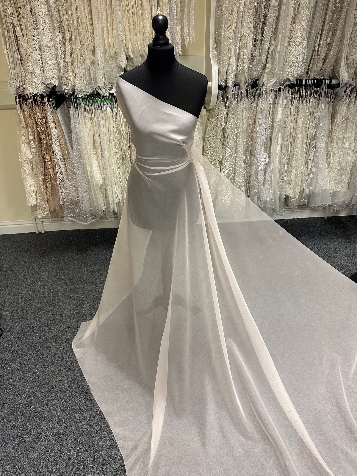 Hell Rosa Polyester-Chiffon – Honesty