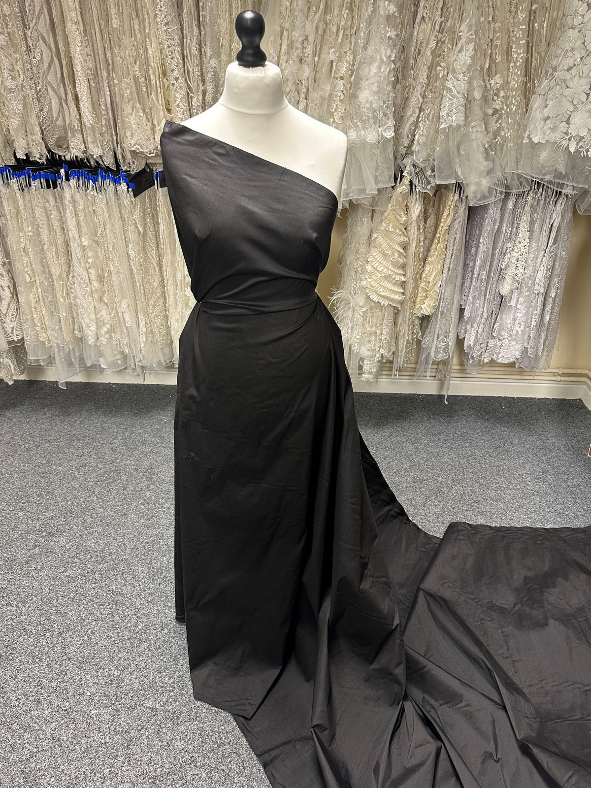 Schwarzes Seidendupion – Unterscheidung