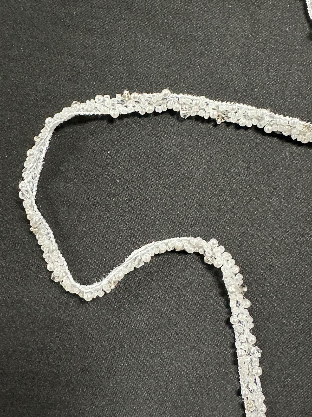 Weiße Perlenspitzenborte - Ricarda T572