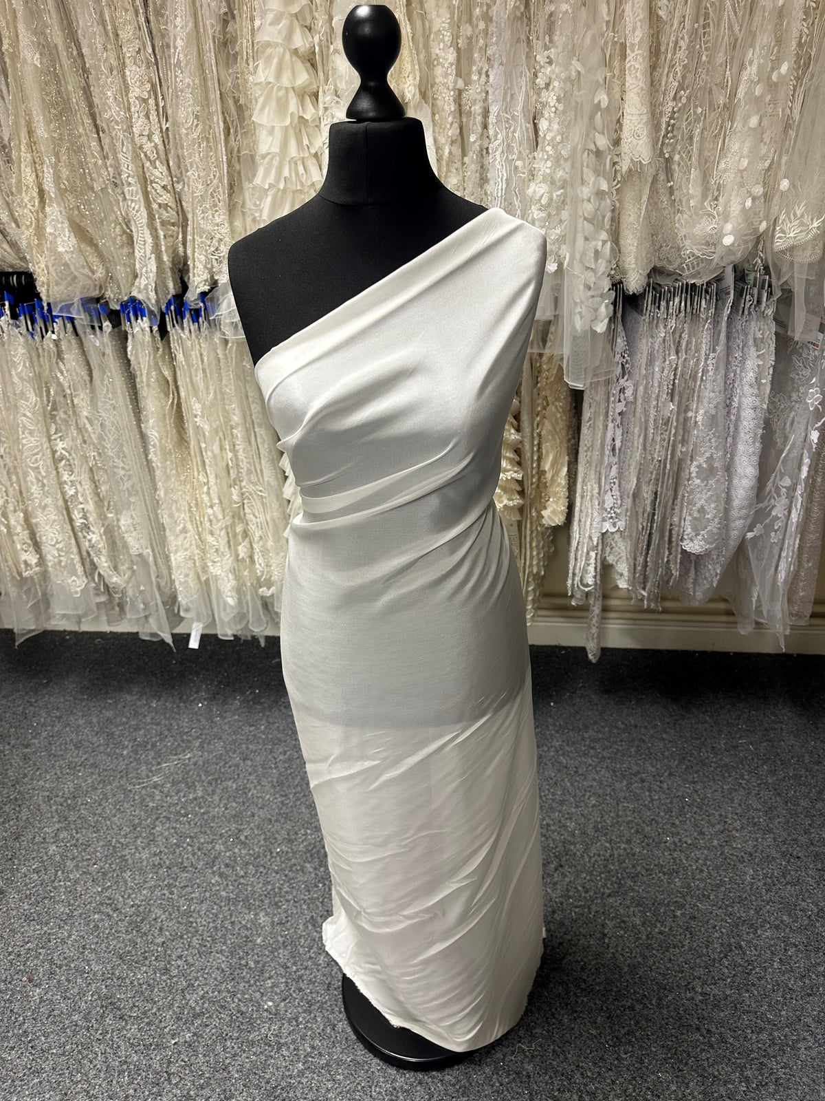 Elfenbeinfarbene Habotai-Seide - Panache