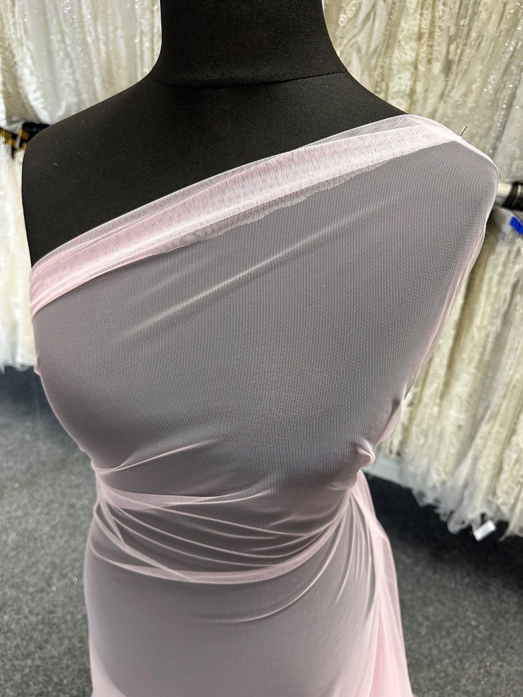 Muschelrosa Tüll - Karneval