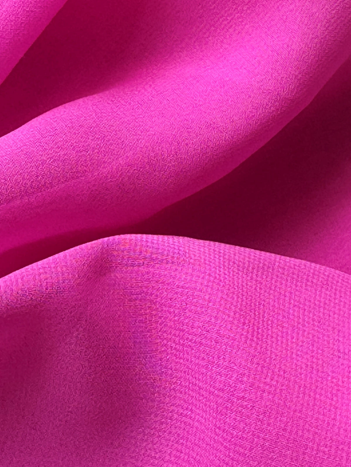 Fuchsienrosa Polyester-Chiffon – Benevolence