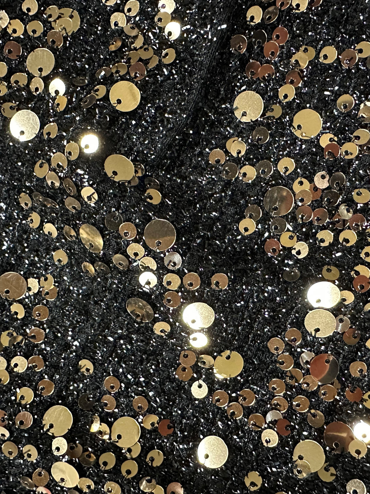 Netzstoff mit goldenen Pailletten – Casablanca
