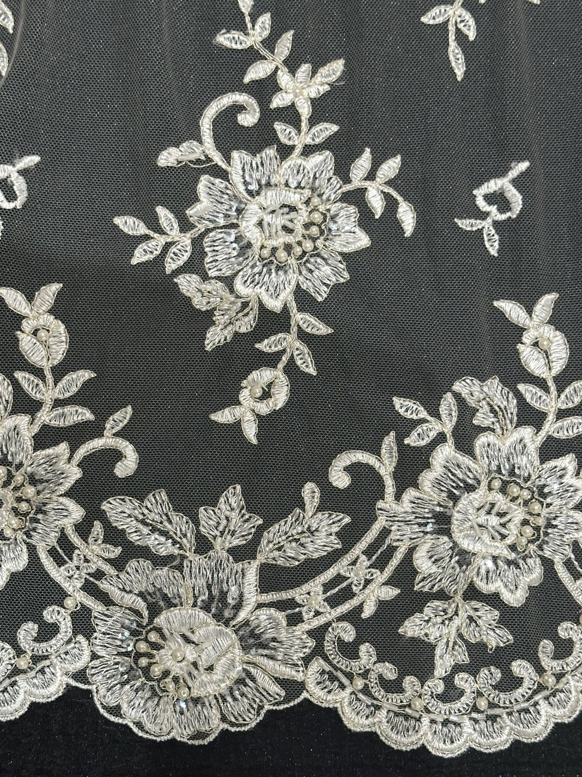 Elfenbeinfarbene Perlenspitze - Languid (CF Lucinda)