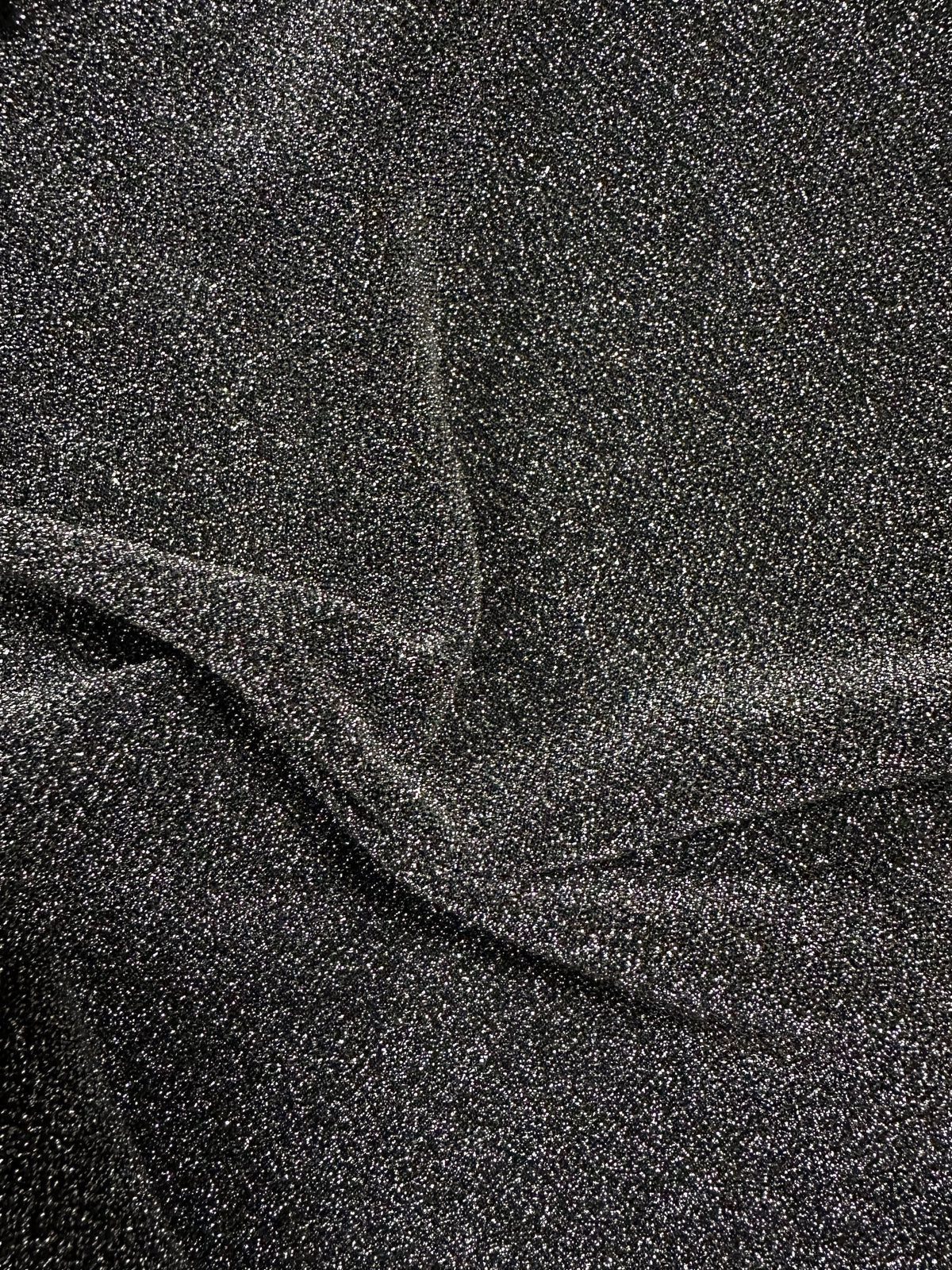 Schwarzer Glitzerstrick - Glitz (CF)