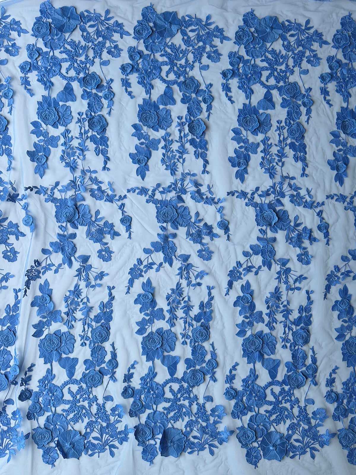 Blaue 3D-Spitze - Meghan