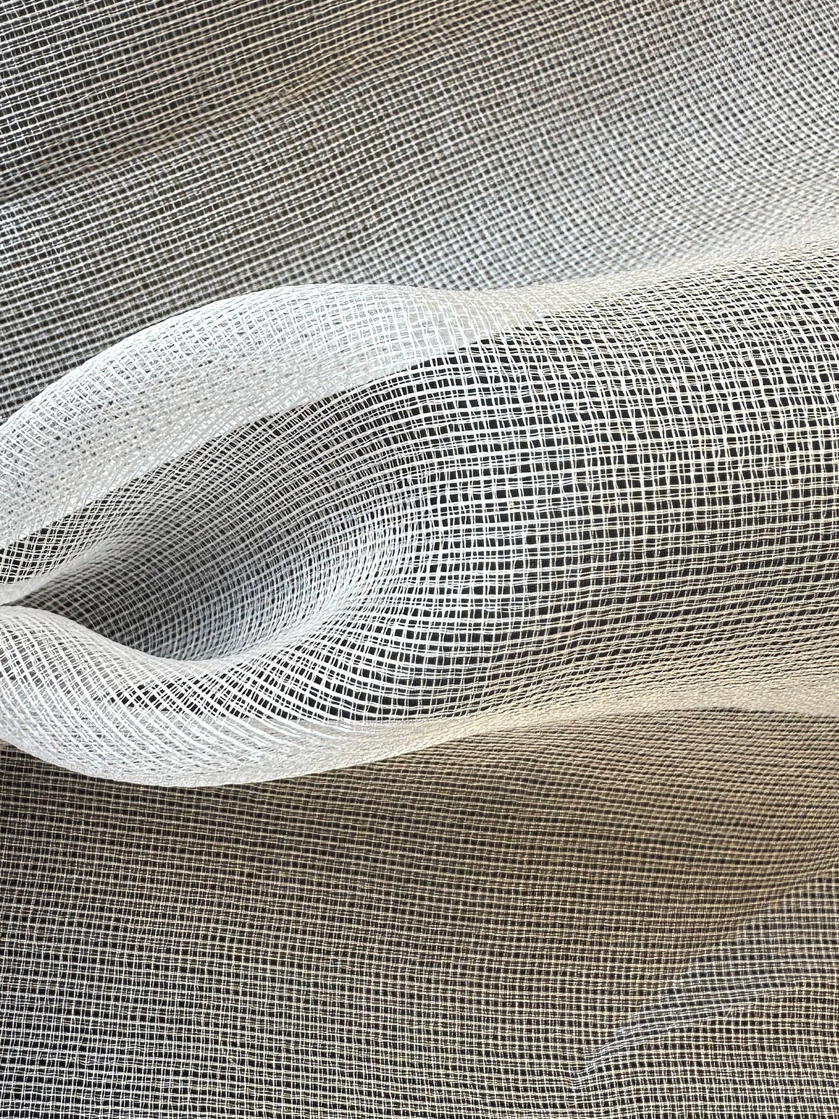 Elfenbeinfarbene Seidengaze - Compress