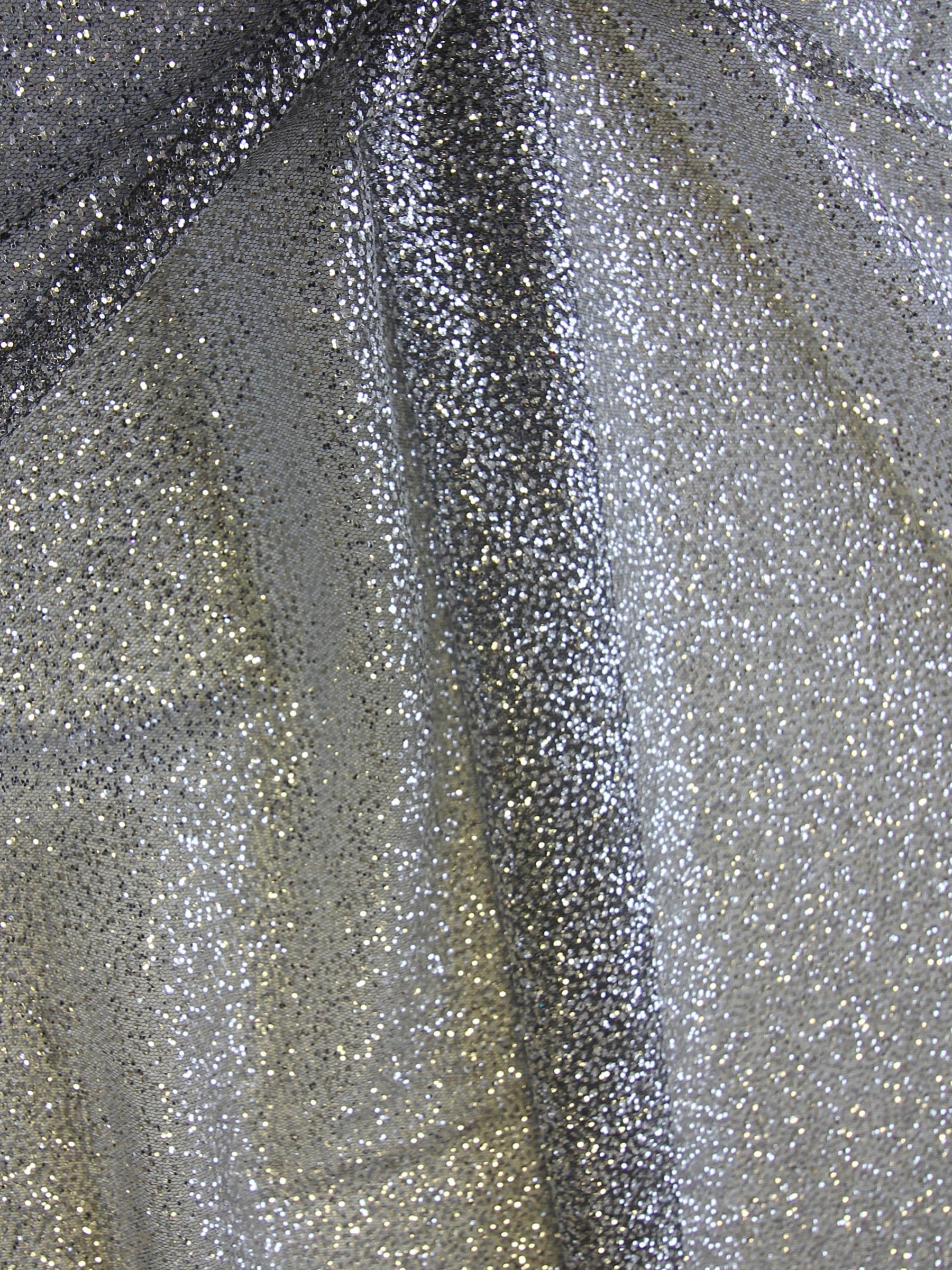 Schwarz/Silber Glitzer Tüll - Sorcery