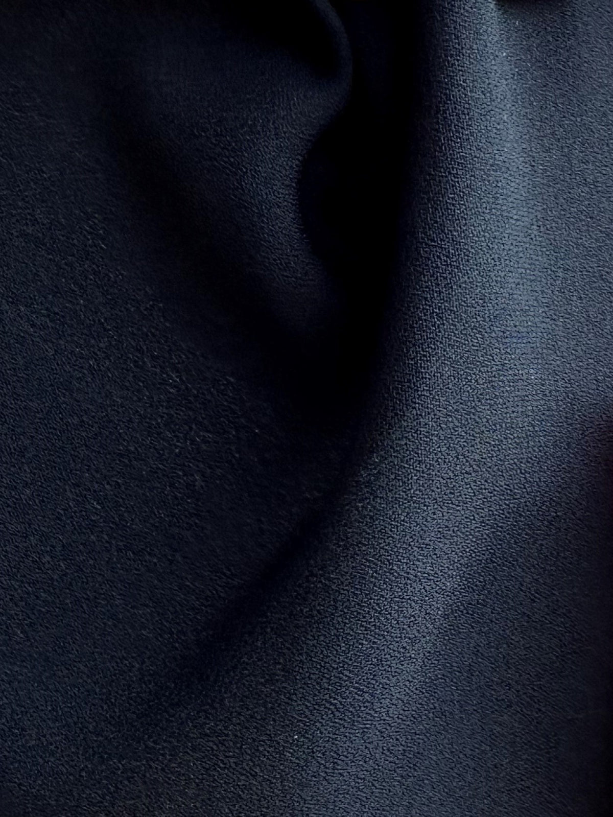 Schwarzer Polyester-Georgette - Imagine