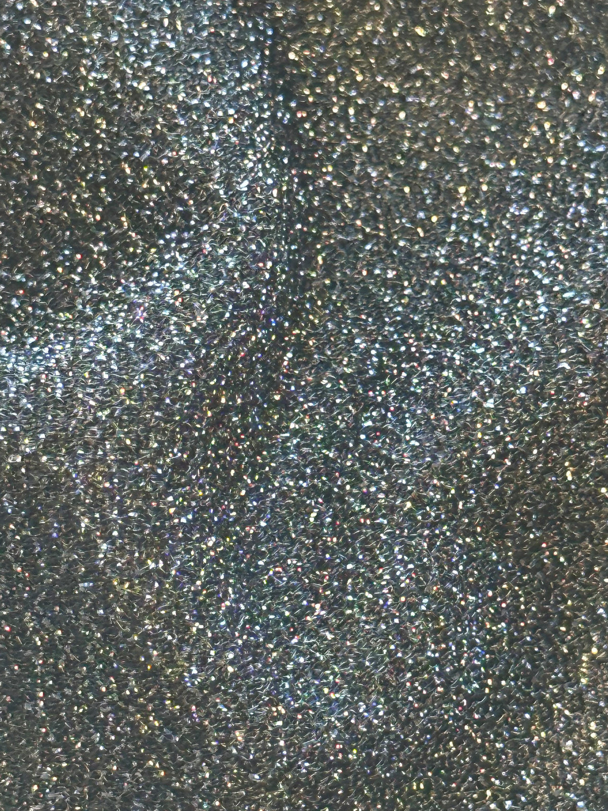 Schwarzer Glitzerstrick mit schwarzem Glitzer - Glitz (CF)