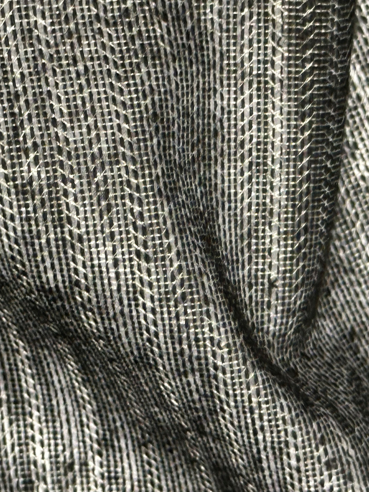 Schwarzes, gestricktes, aufbügelbares Einlagefutter - Herald