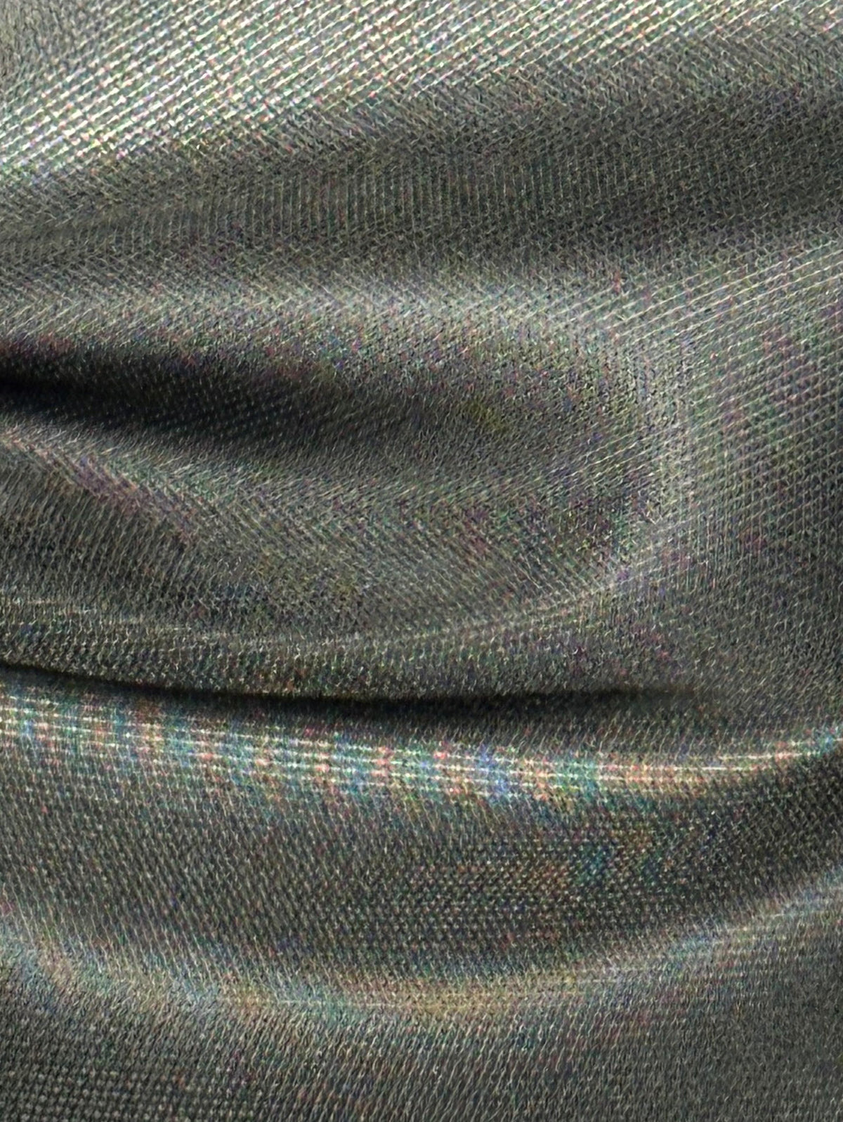 Black Polyester Satin Fabric - Redeem