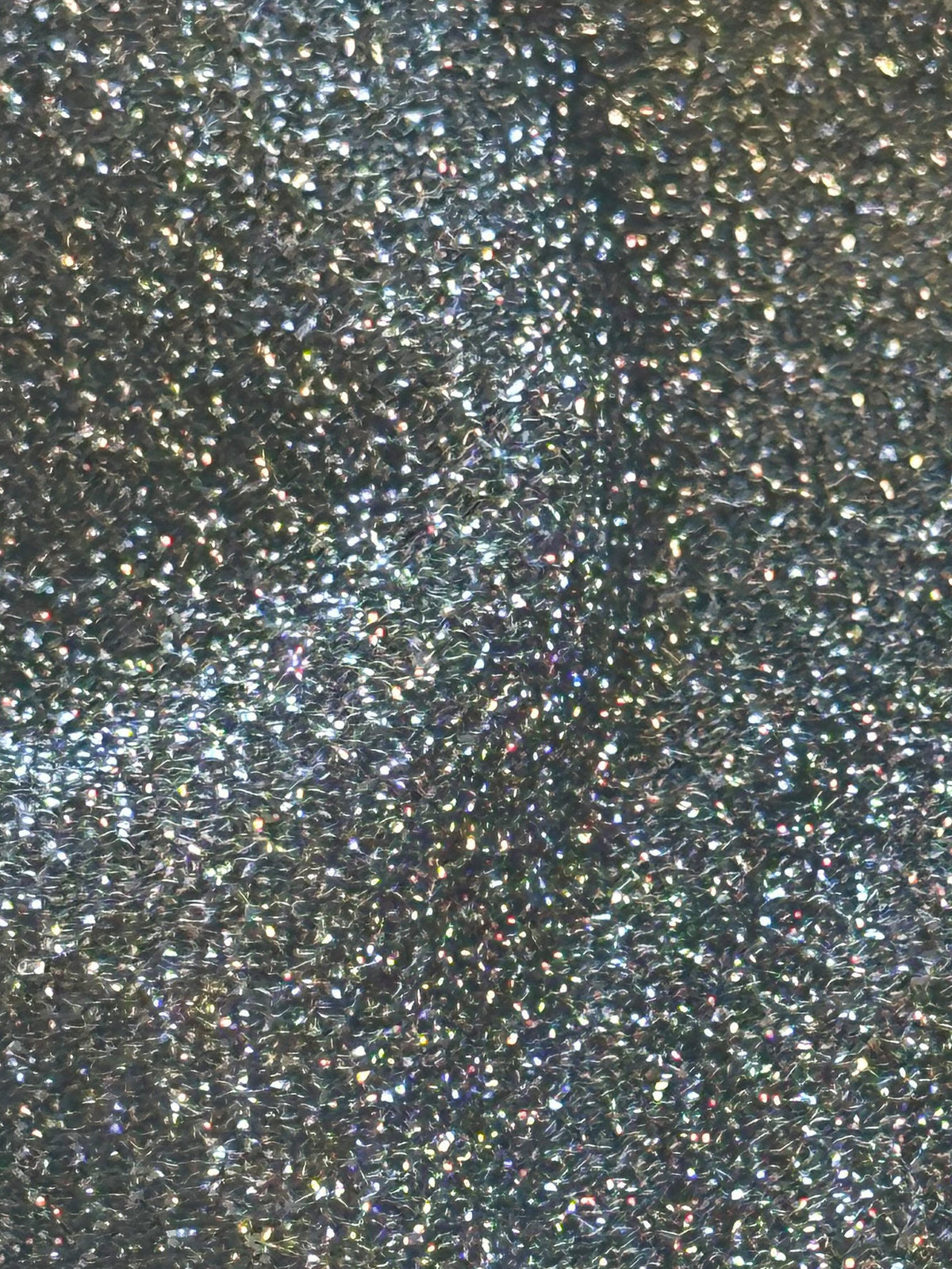 Schwarzer Glitzerstrick mit schwarzem Glitzer - Glitz (CF)