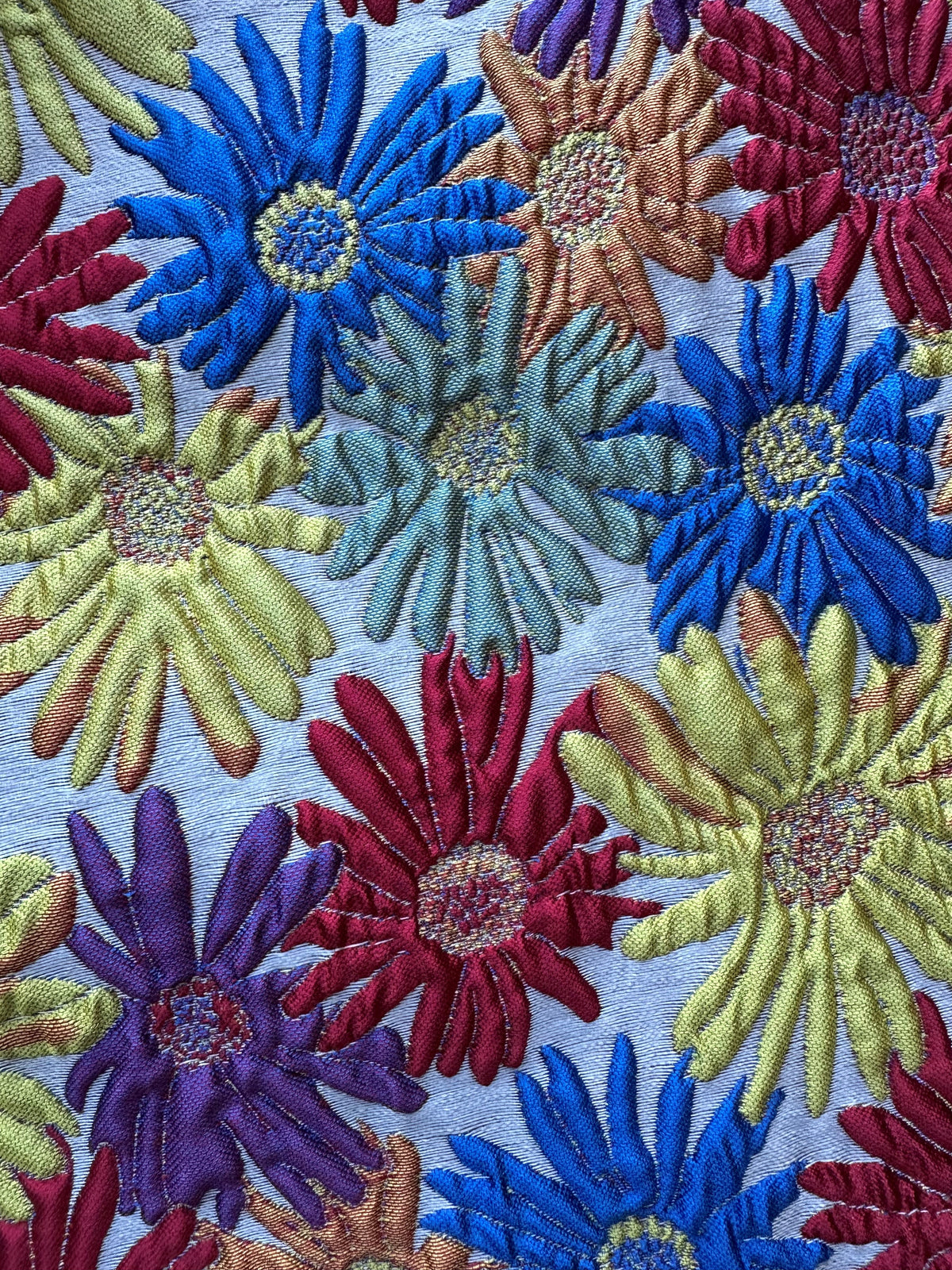 Mehrfarbiger Jacquard-Brokat mit Blumenmuster – Native