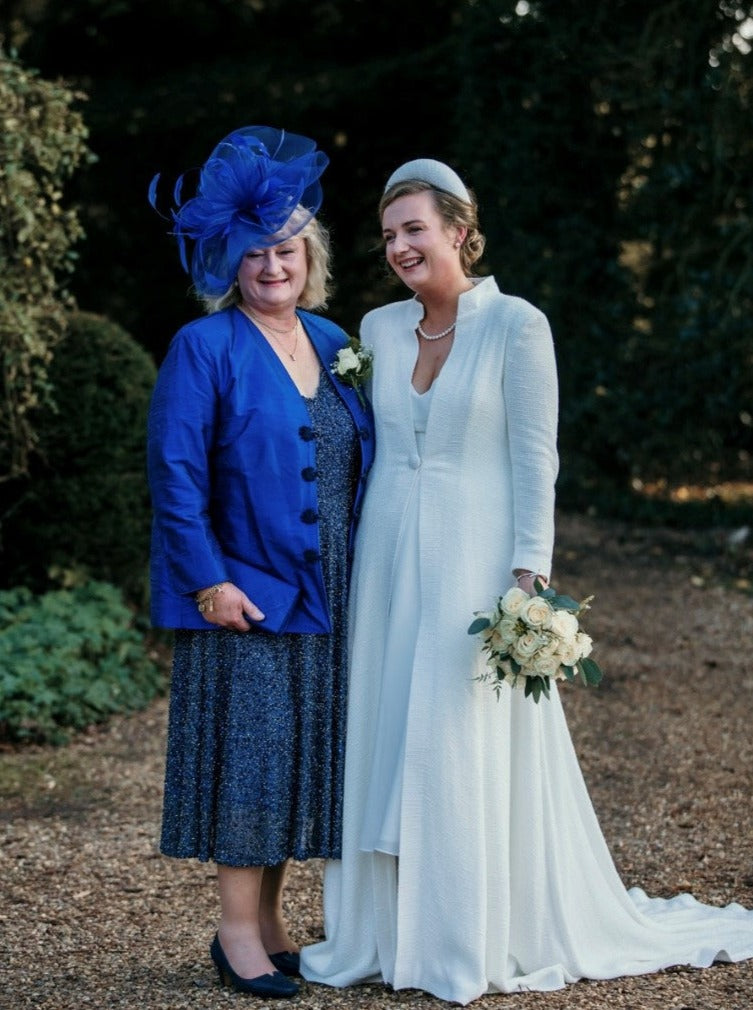 Blauer Paillettentüll - Moritz