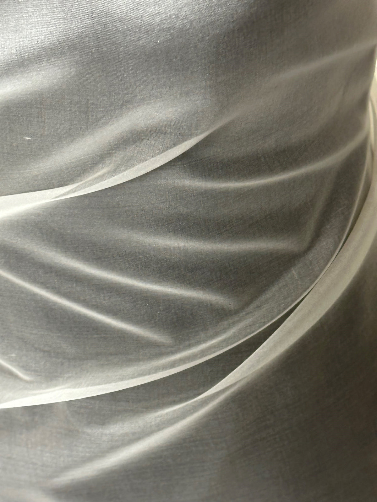 Elfenbeinfarbener Seidenorganza – Evolution