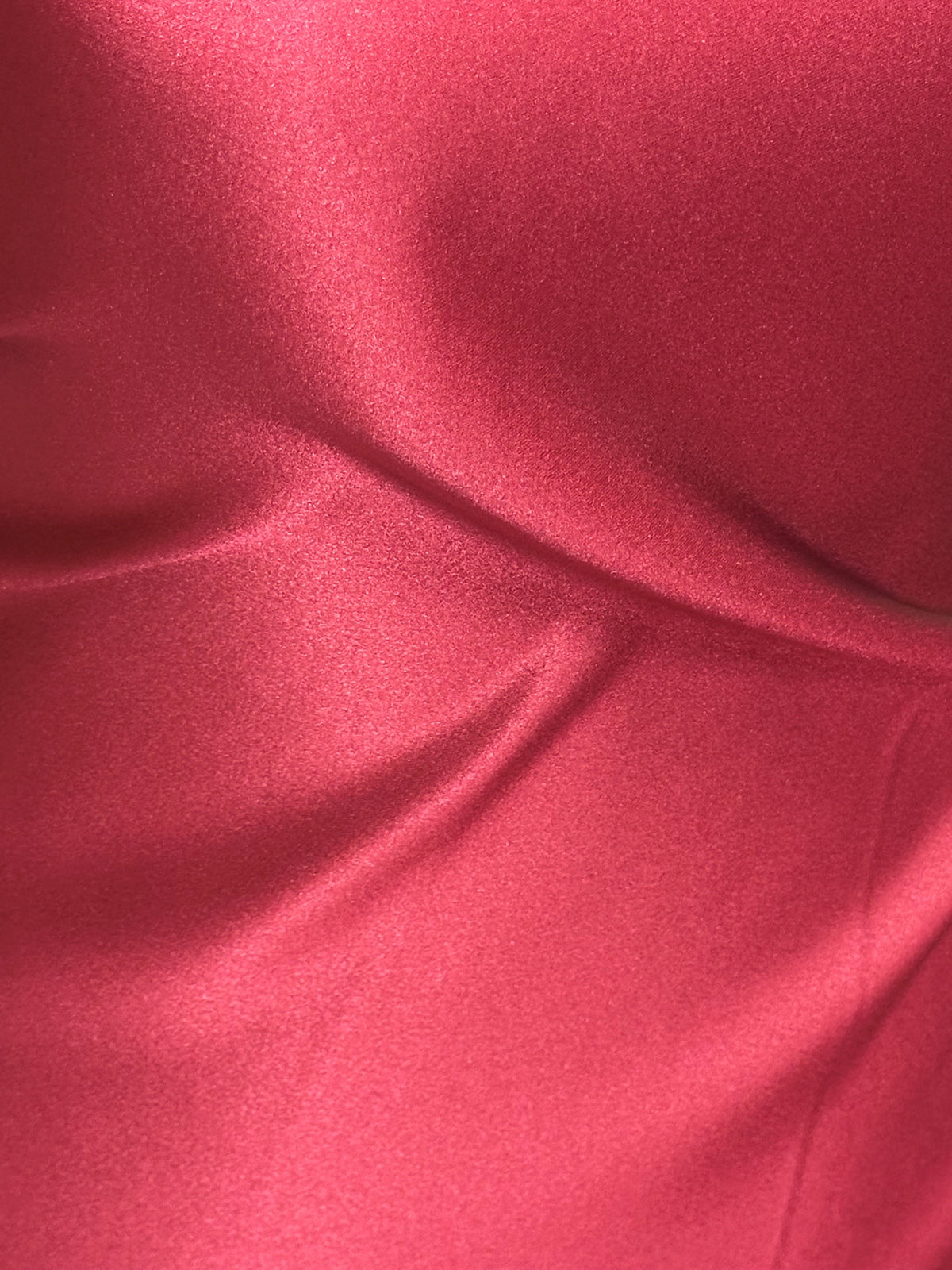 Burgunderroter Polyester-Duchesse-Satin – Contessa