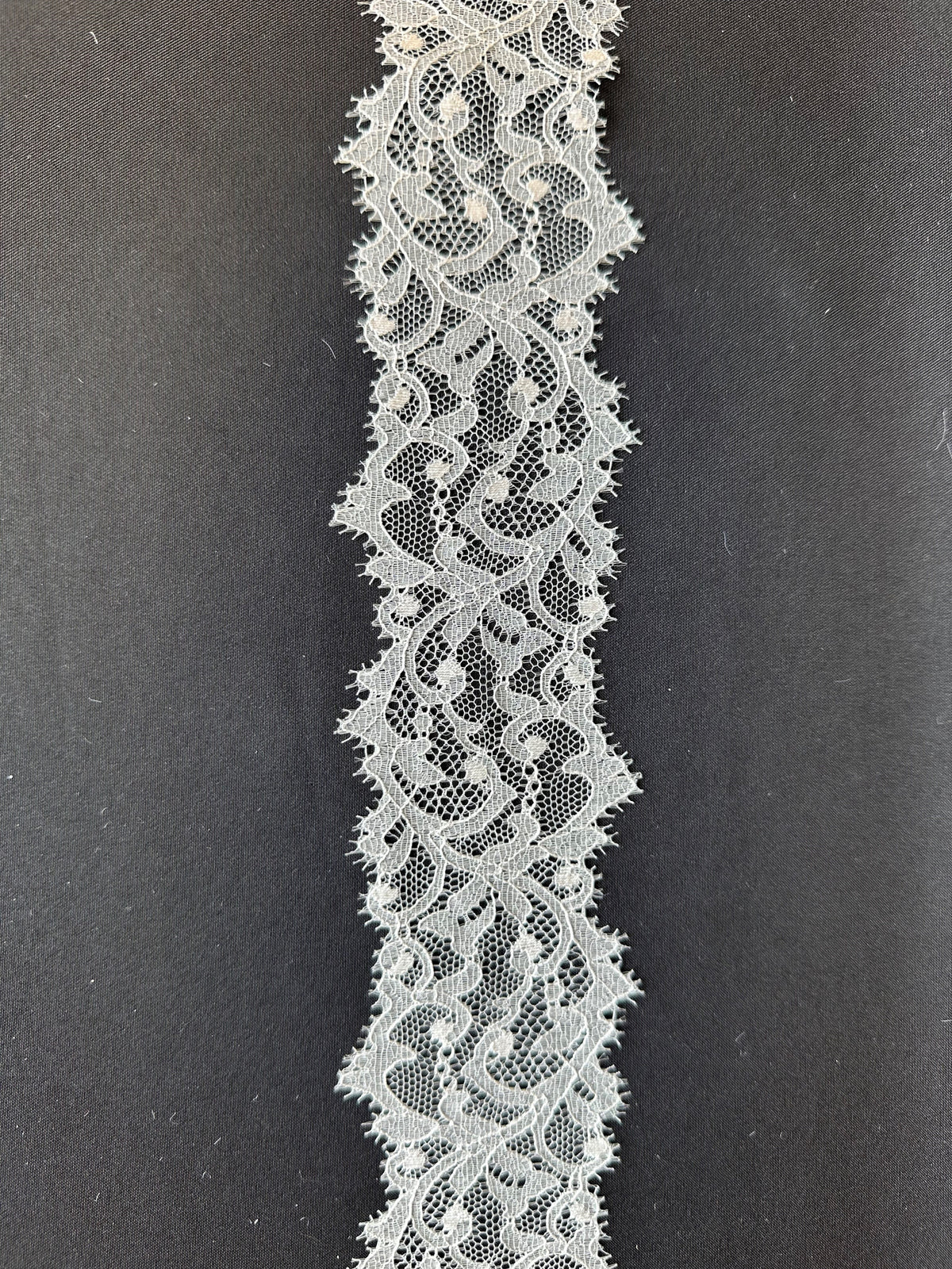 Elfenbeinfarbener leichter Spitzenbesatz - Merle