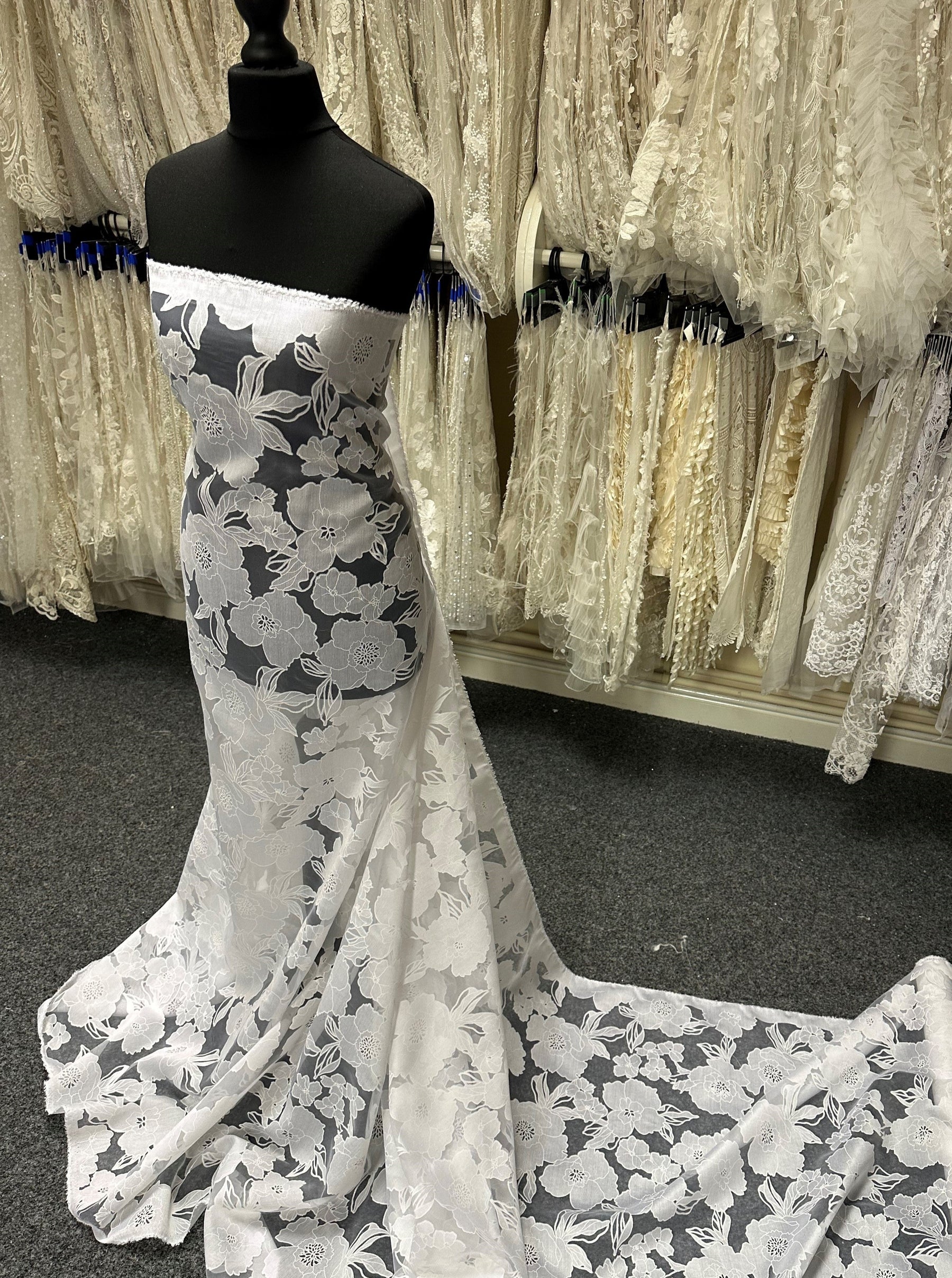 Ivory Bridal Devoré – Pleasure