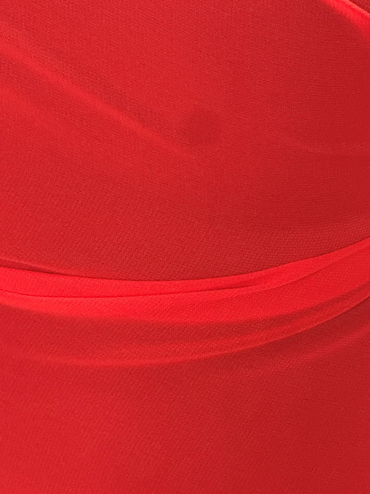 Scharlachroter Polyester-Chiffon - Benevolence