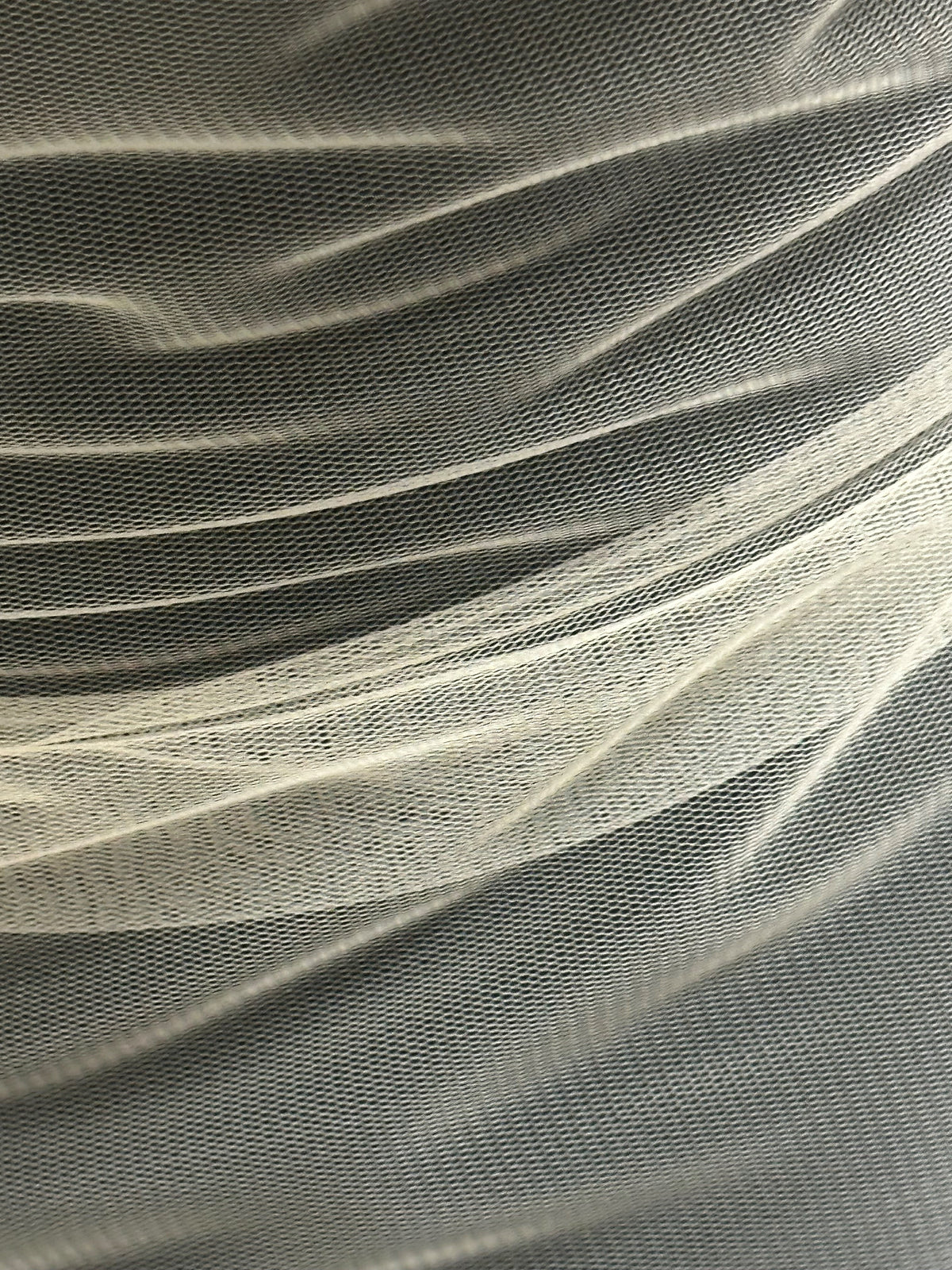 Champagnerfarbener, weicher Stretch-Tüll – Impetus