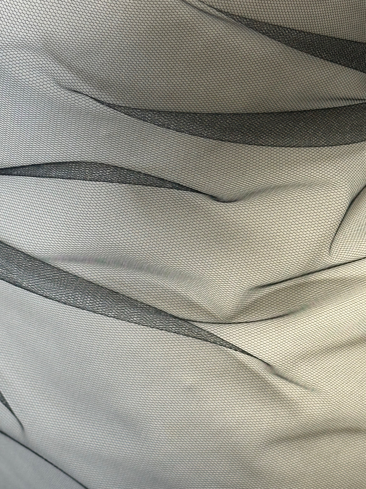 Schwarzer Öko-Tüll für Schleier – Mellow