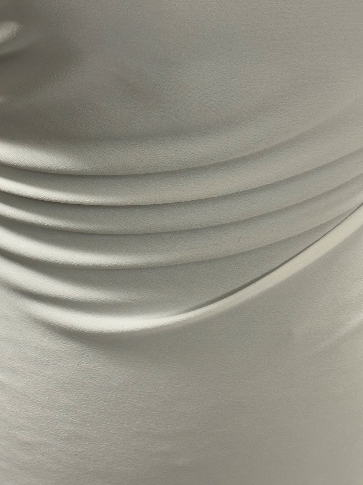 Elfenbeinfarbener Crêpe de Chine – Morality