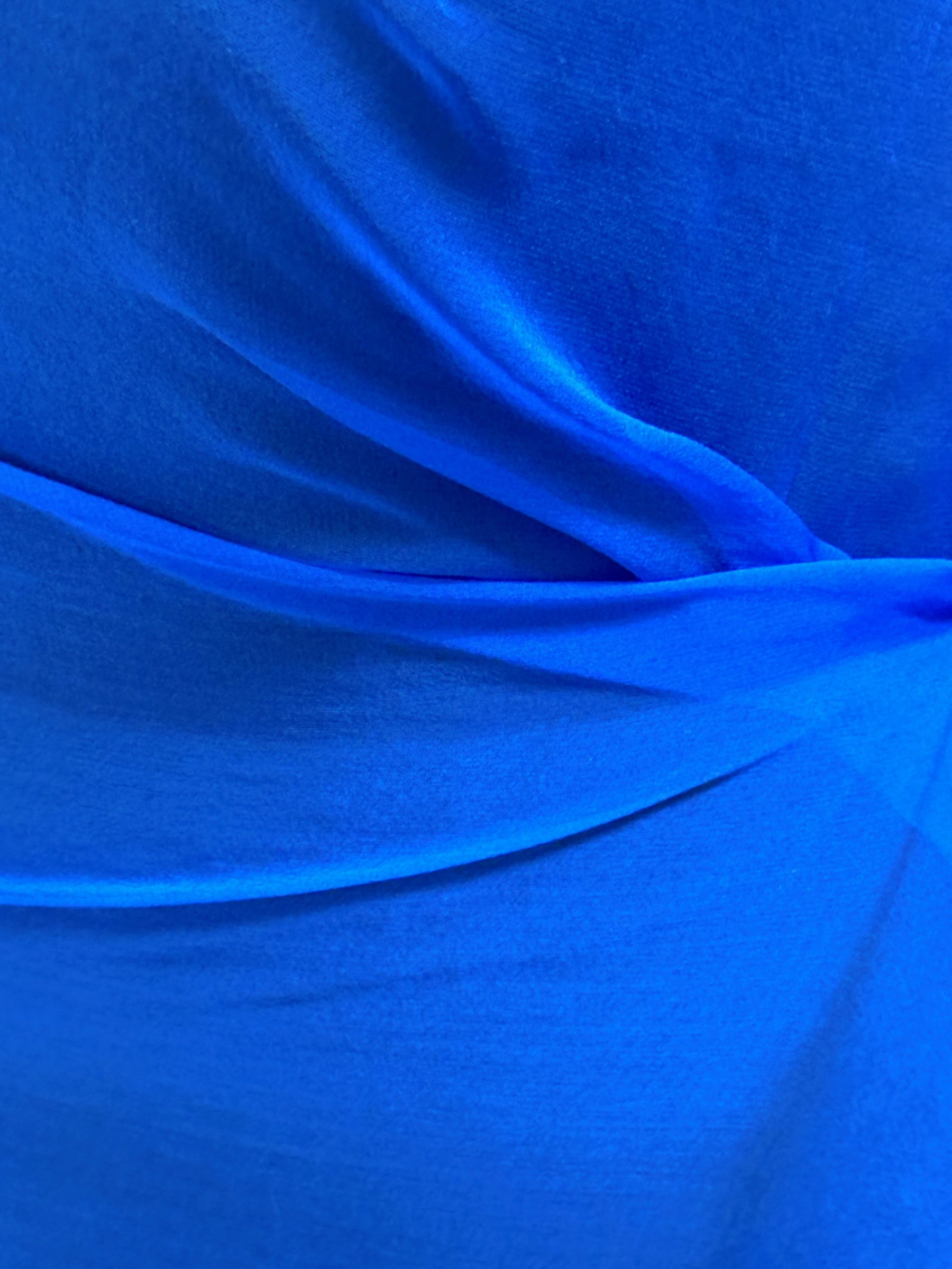 Königsblauer Seidenchiffon – Tempest