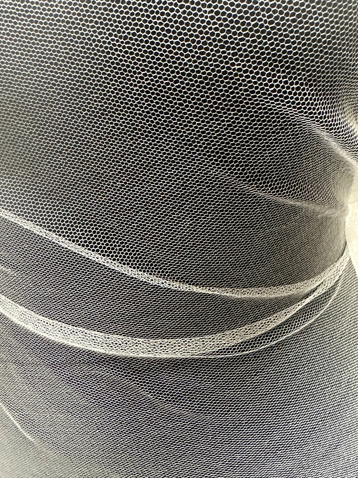 Elfenbeinfarbener Seidentüll - Phenomenon