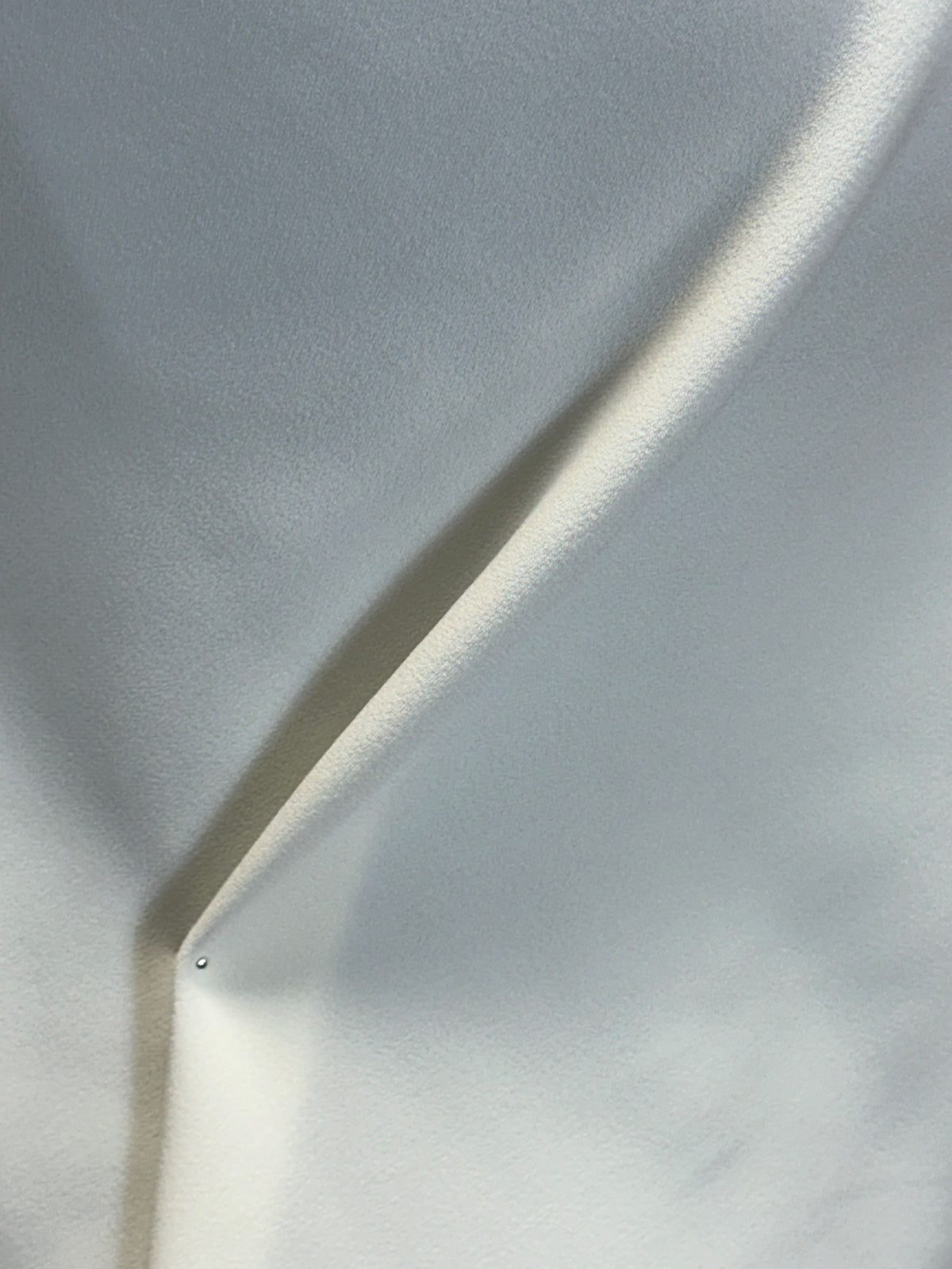 Elfenbeinfarbener Öko-Krepp mit schwerem Stretch - Candour