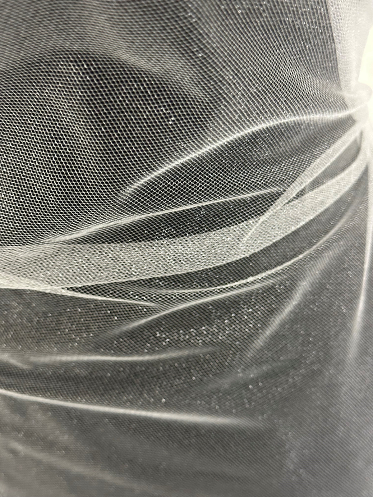 Cremefarbener Schleier-Tüll – Sparkle