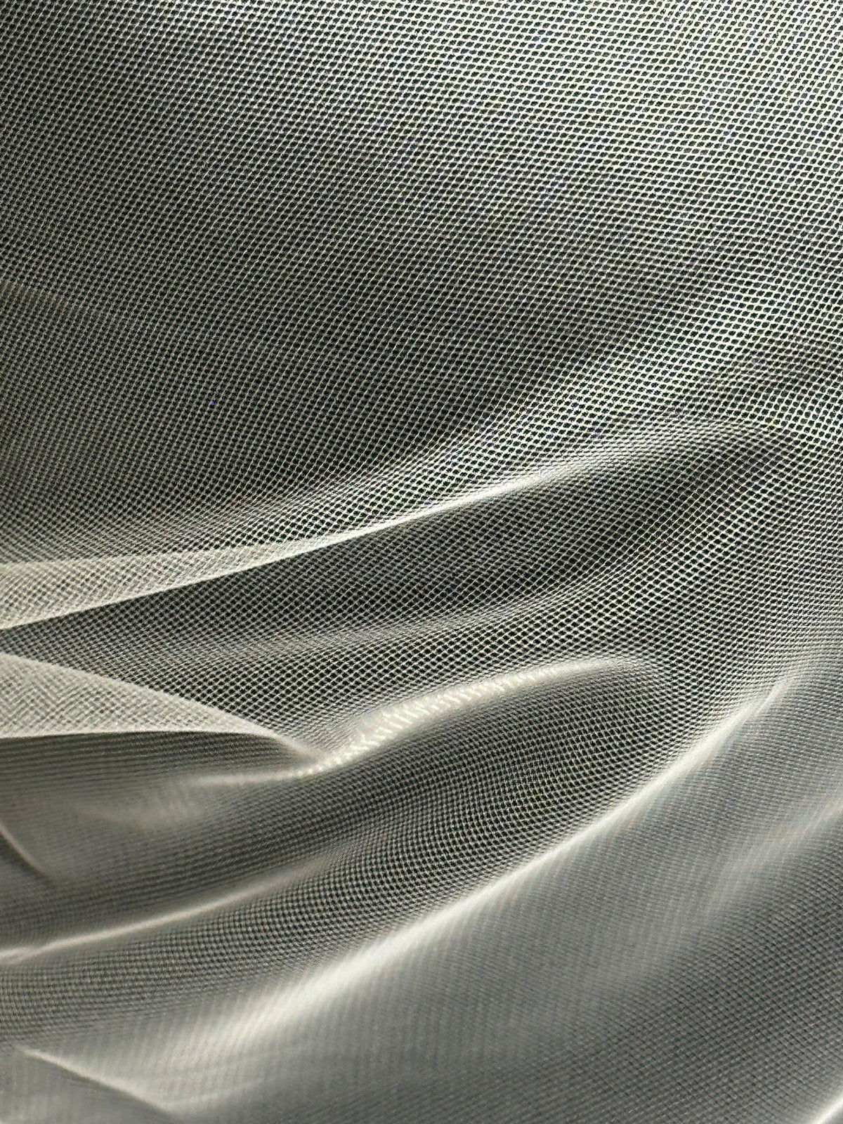 Weißer Stretch-Tüll - Landscape