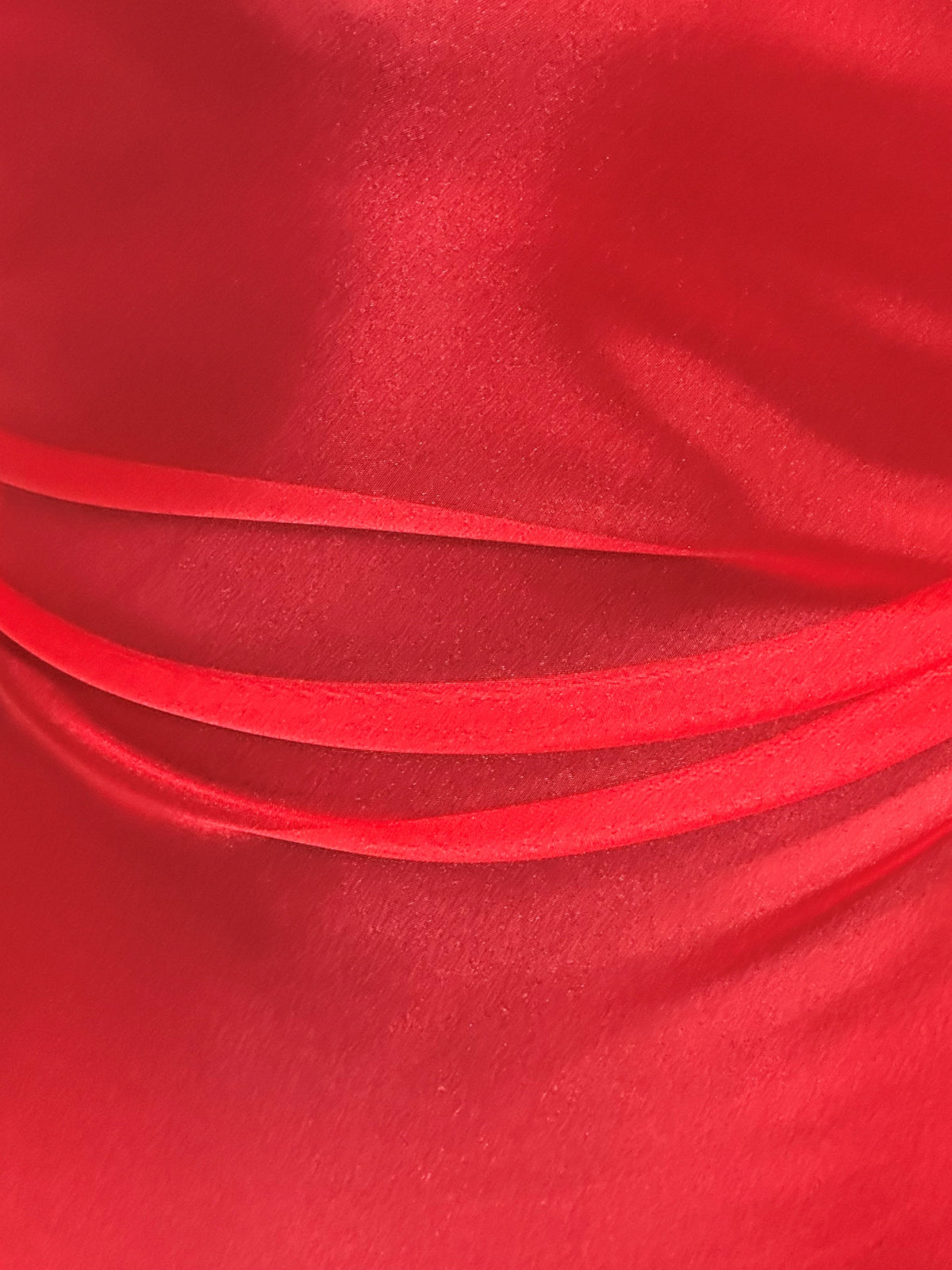 Roter Polyester-Chiffon – Honesty